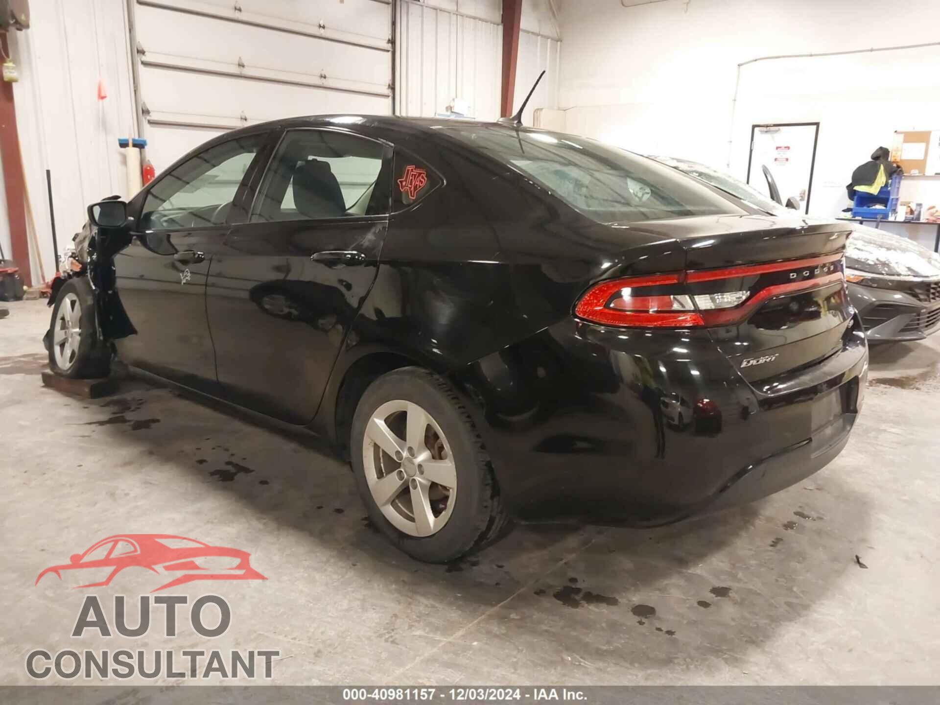 DODGE DART 2015 - 1C3CDFBB3FD222542