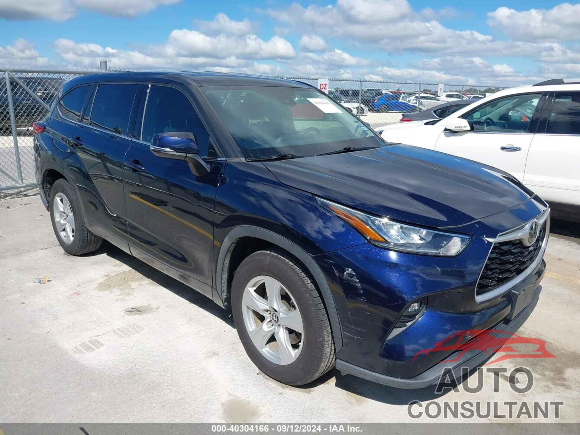 TOYOTA HIGHLANDER 2020 - 5TDZZRAH7LS012668