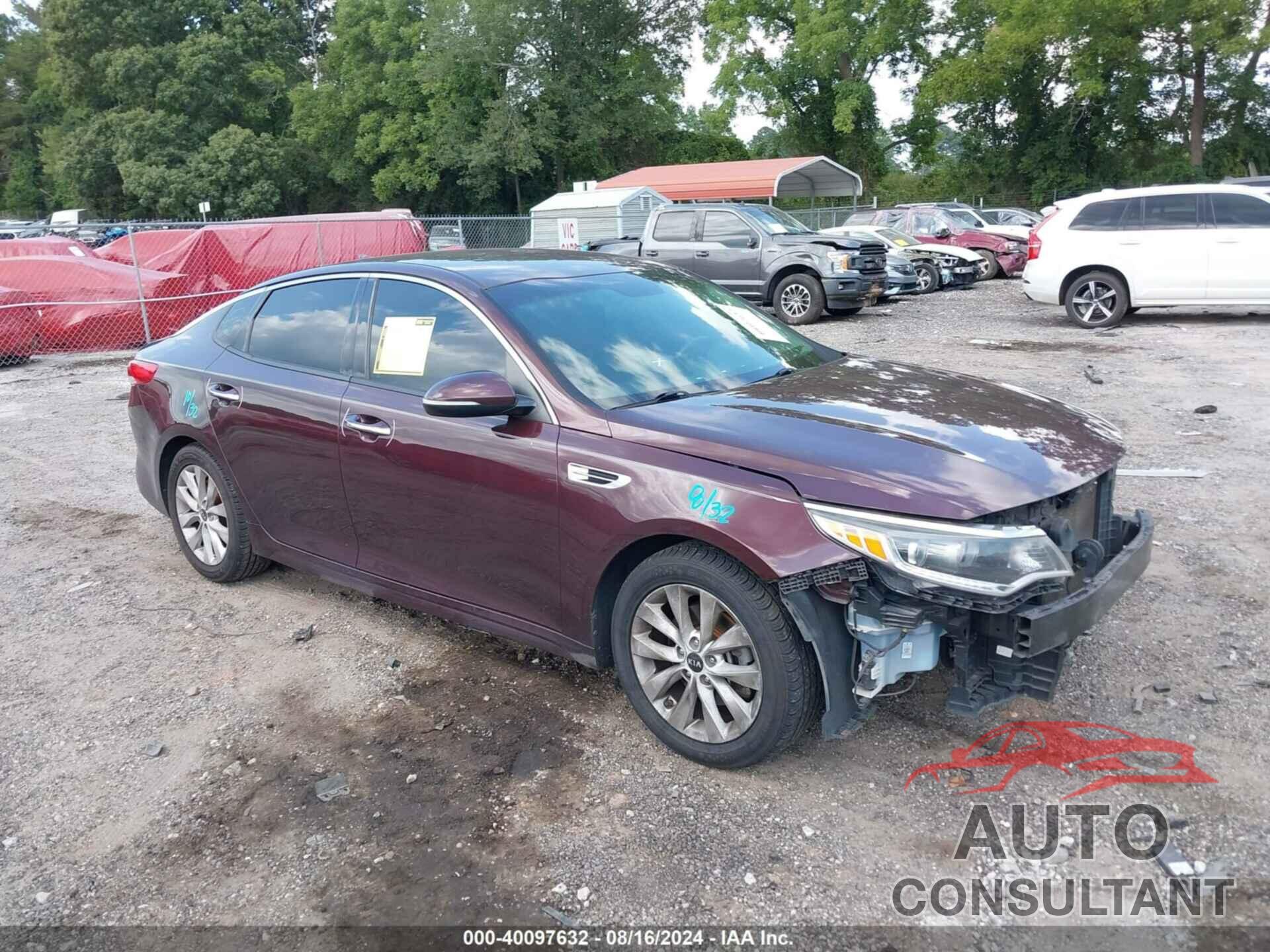 KIA OPTIMA 2018 - 5XXGU4L35JG180219