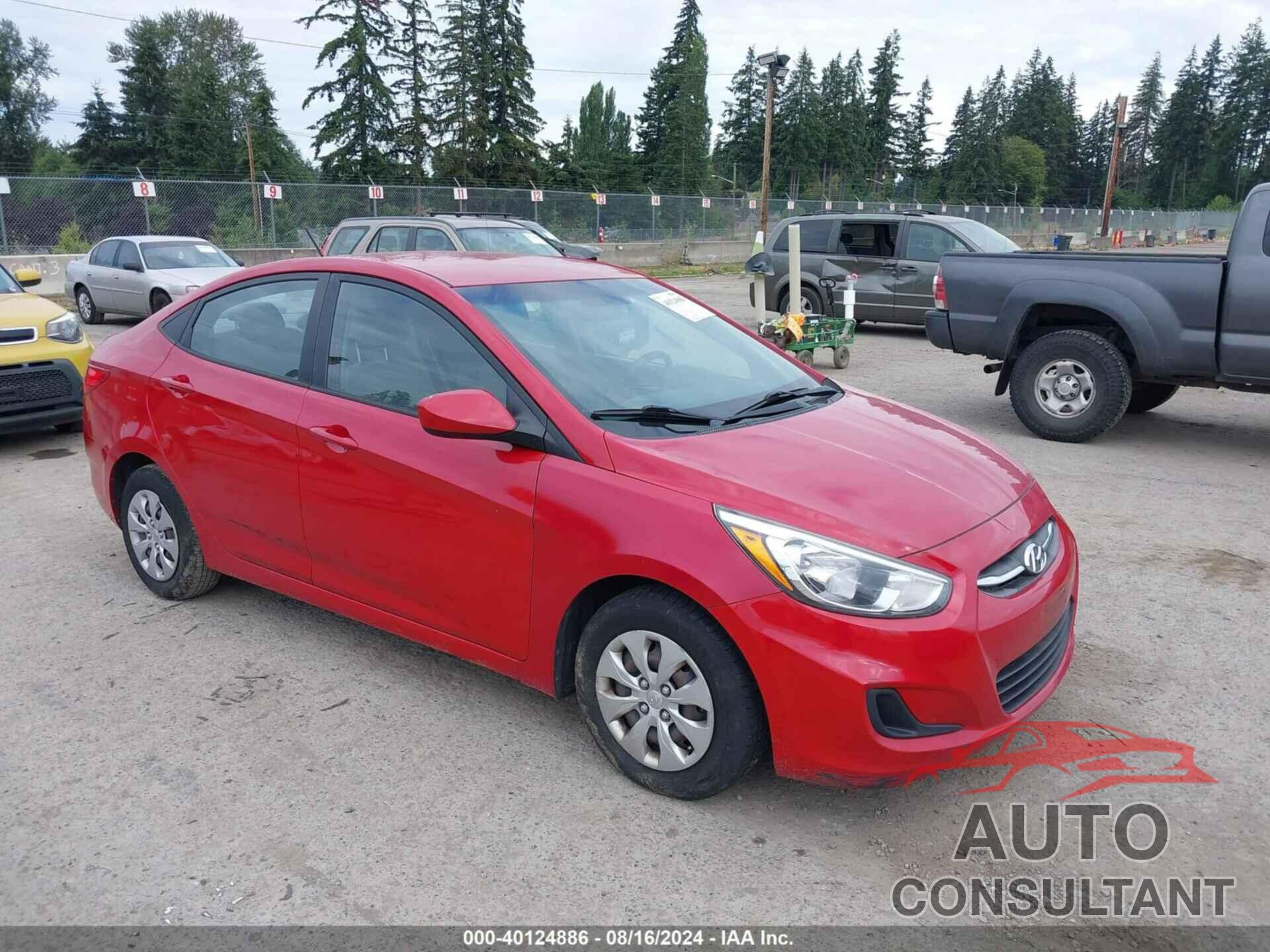 HYUNDAI ACCENT 2016 - KMHCT4AE7GU074181