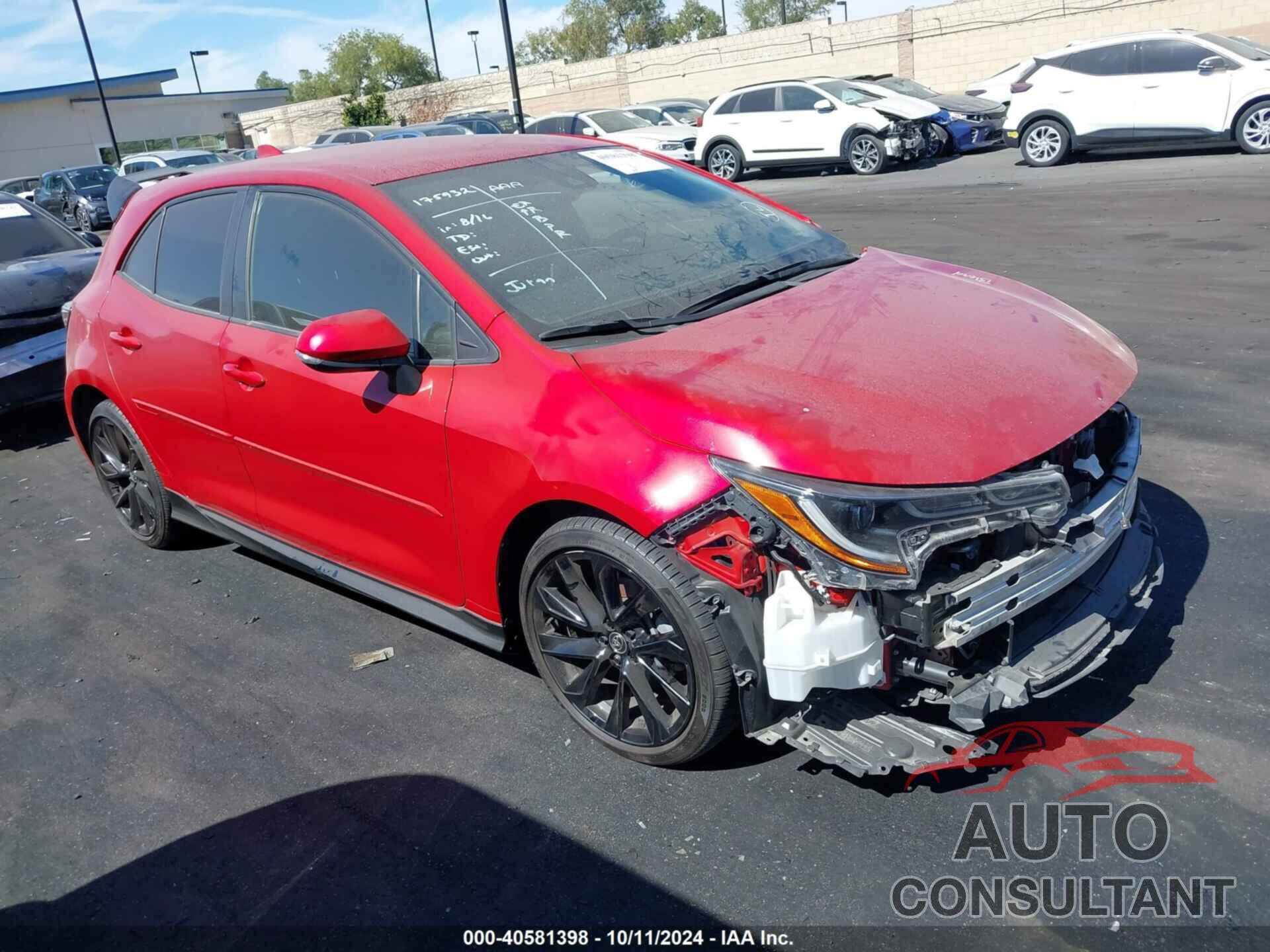 TOYOTA COROLLA 2021 - JTND4MBE8M3106119