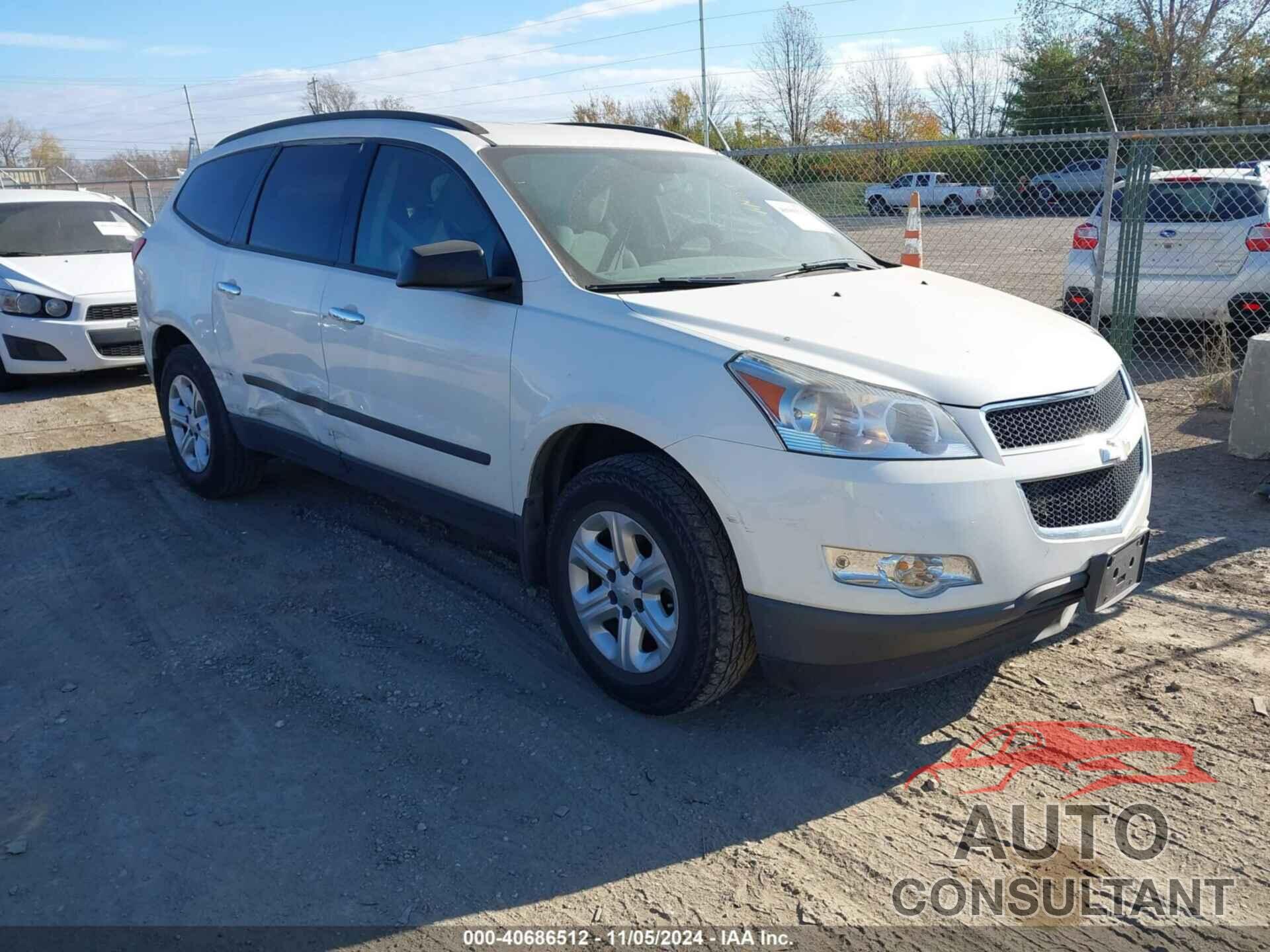 CHEVROLET TRAVERSE 2012 - 1GNKRFED3CJ411914