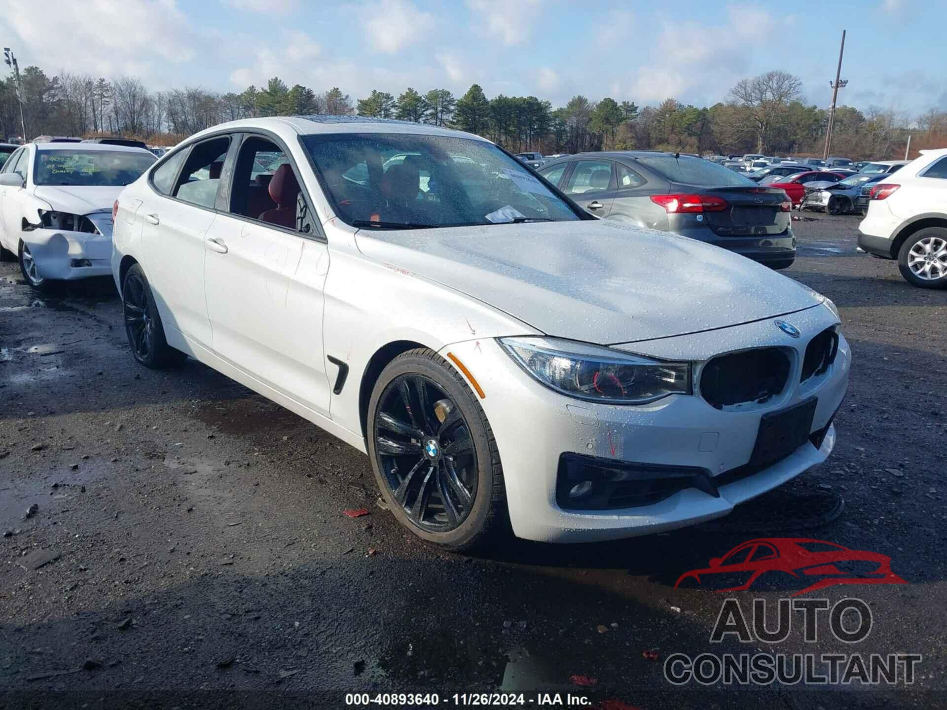 BMW 328I GRAN TURISMO 2016 - WBA8Z5C5XGGS38241