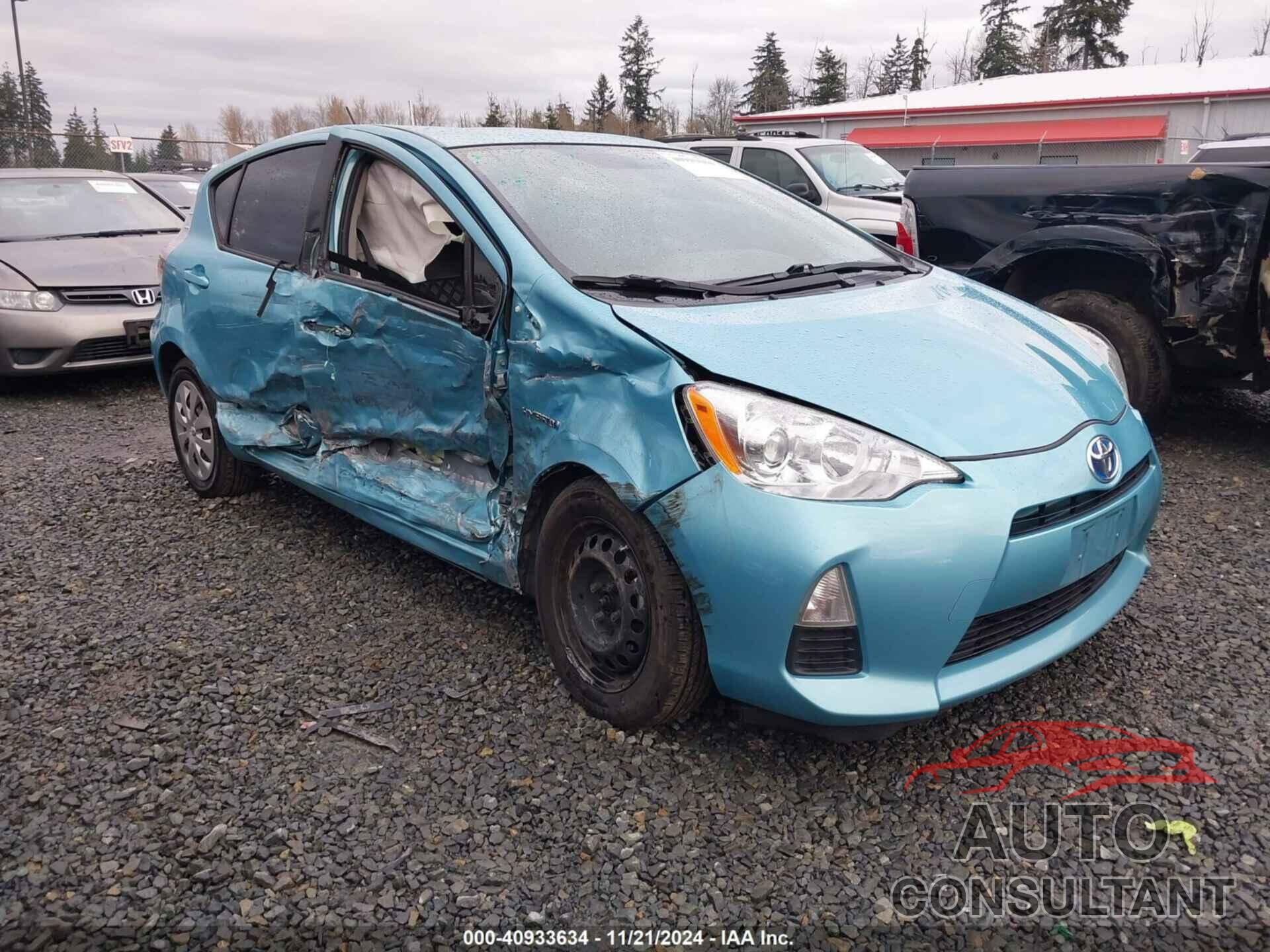 TOYOTA PRIUS C 2014 - JTDKDTB39E1081460