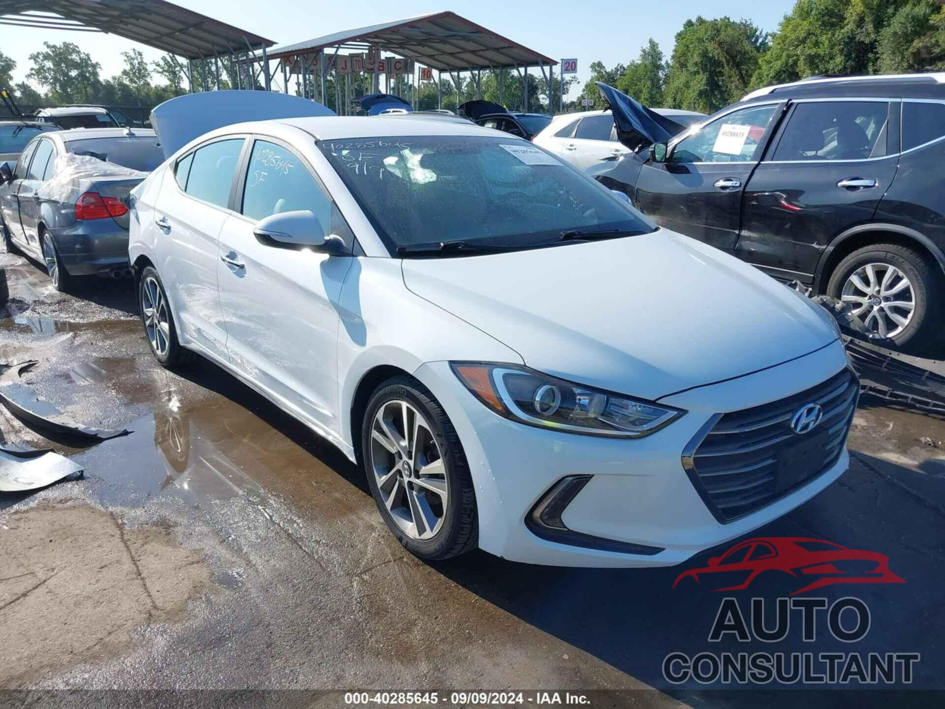 HYUNDAI ELANTRA 2017 - 5NPD84LF3HH053307