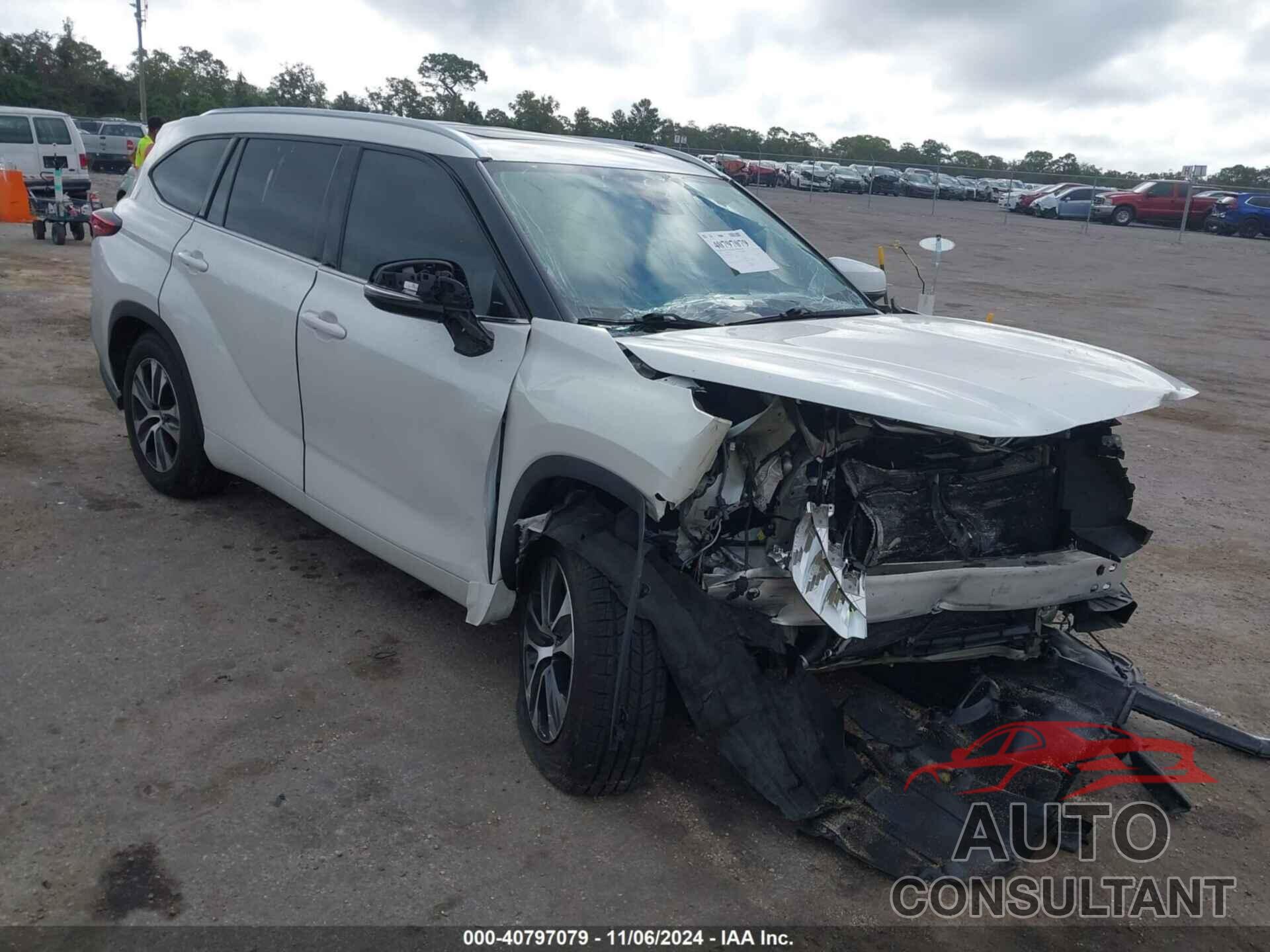 TOYOTA HIGHLANDER 2020 - 5TDGZRAH0LS513733