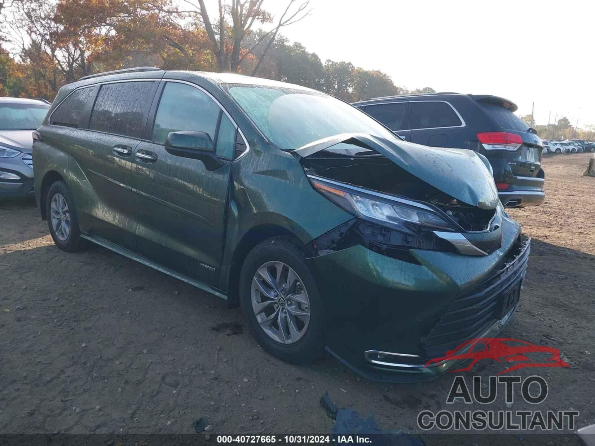 TOYOTA SIENNA 2021 - 5TDYRKEC2MS073574