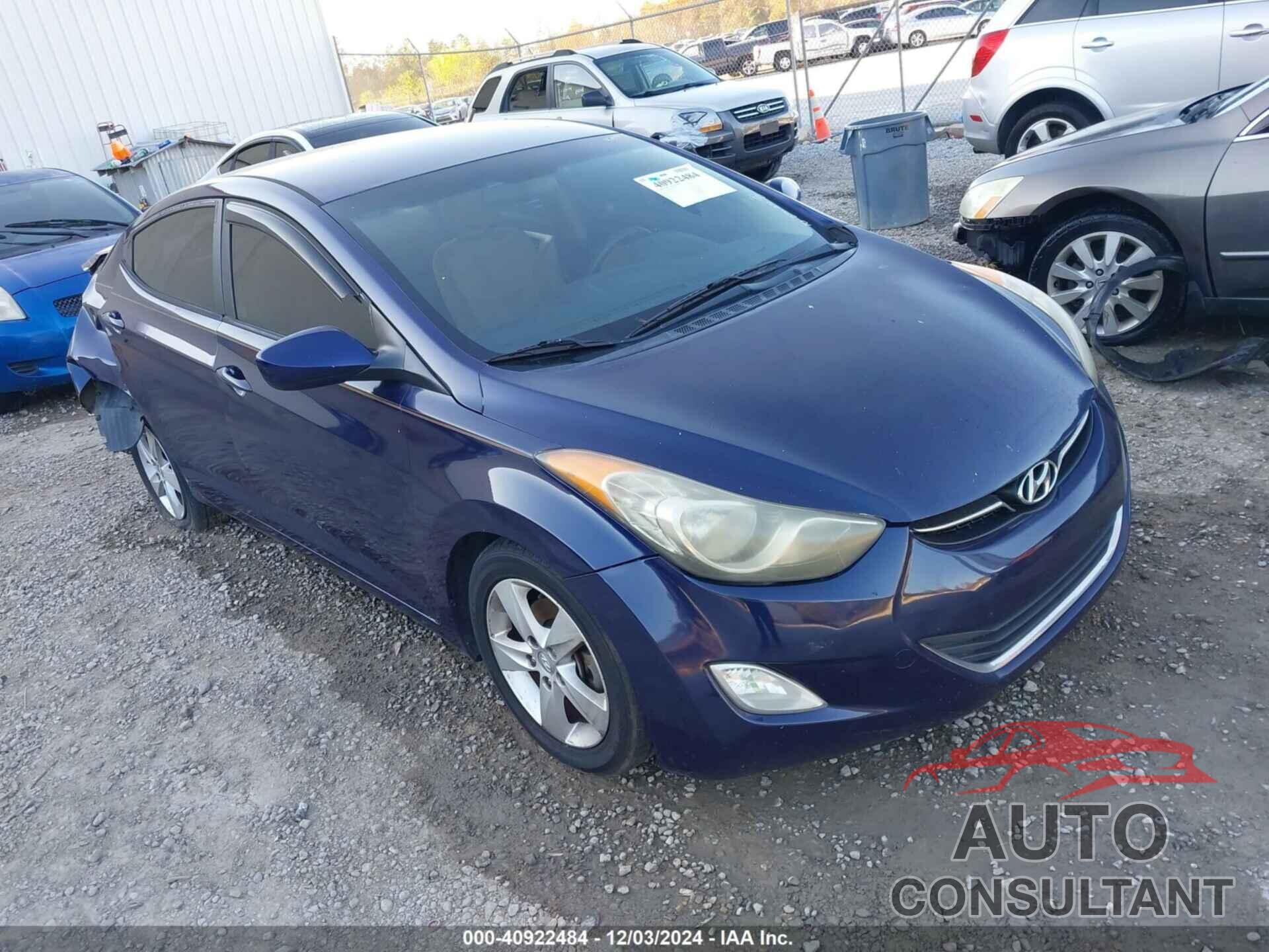 HYUNDAI ELANTRA 2013 - 5NPDH4AE1DH292519