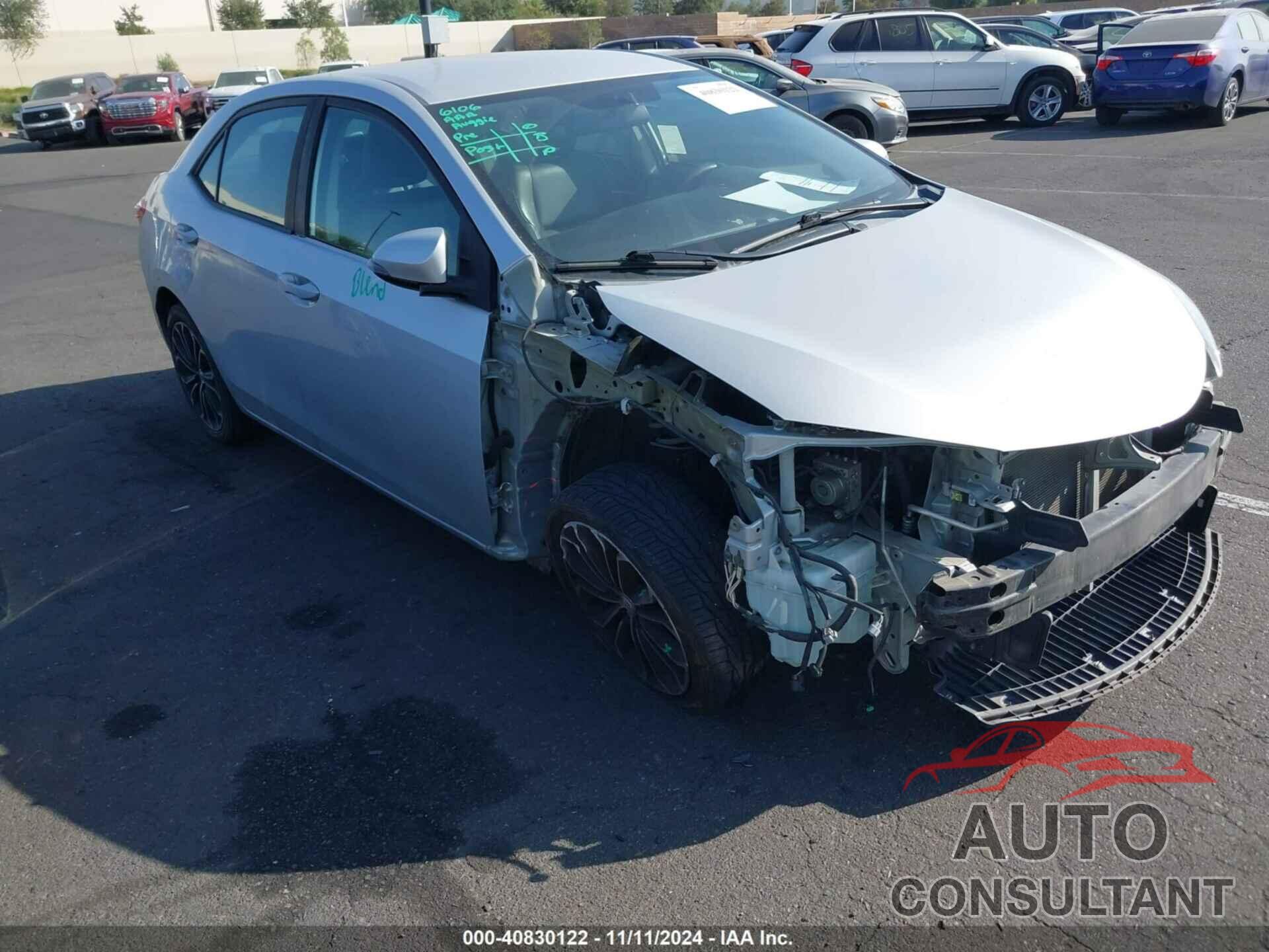 TOYOTA COROLLA 2016 - 2T1BURHE3GC571712