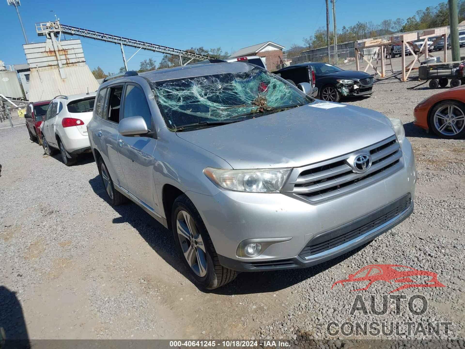 TOYOTA HIGHLANDER 2013 - 5TDDK3EH9DS235074