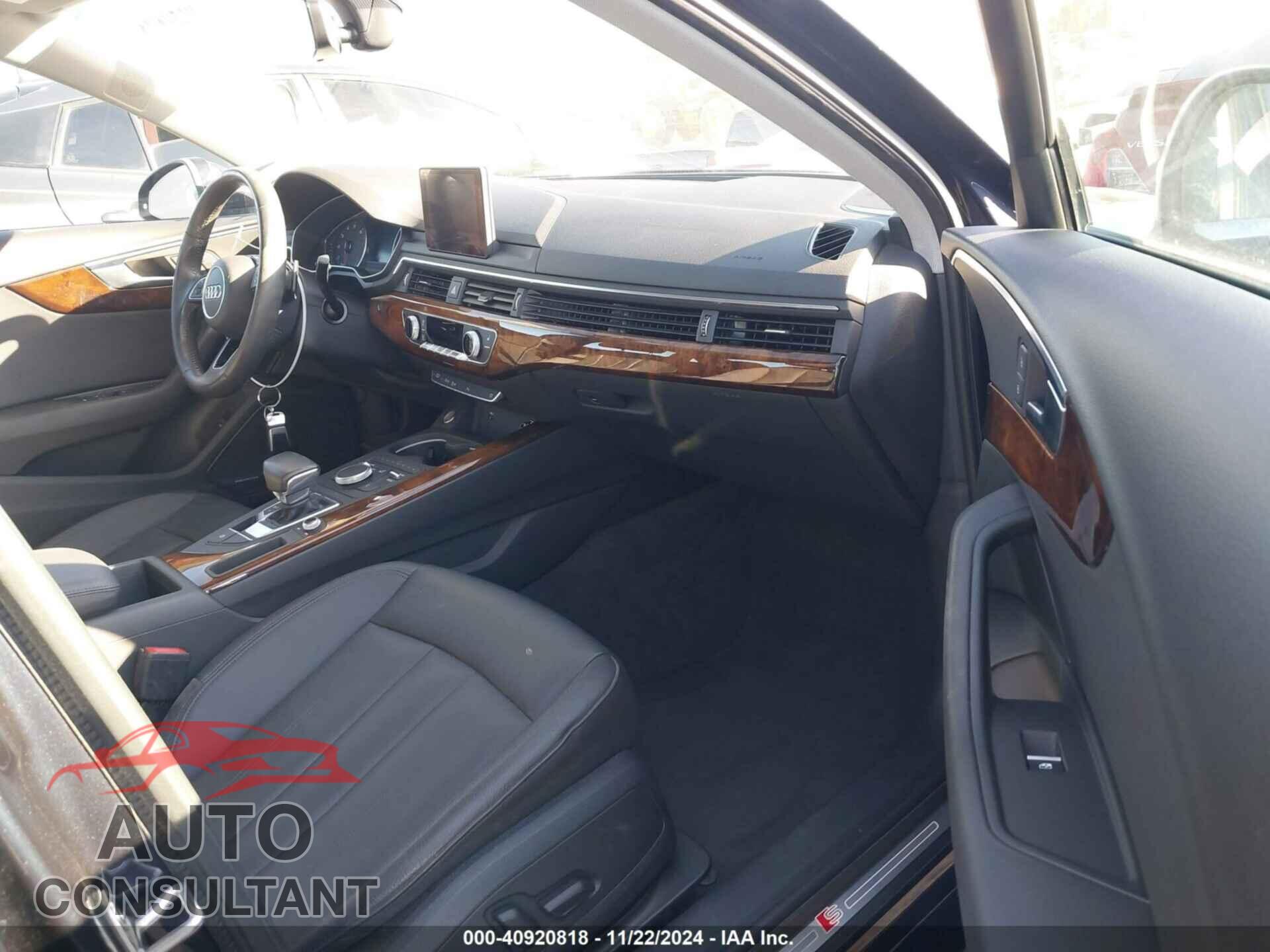 AUDI A4 2018 - WAULMAF41JA090608