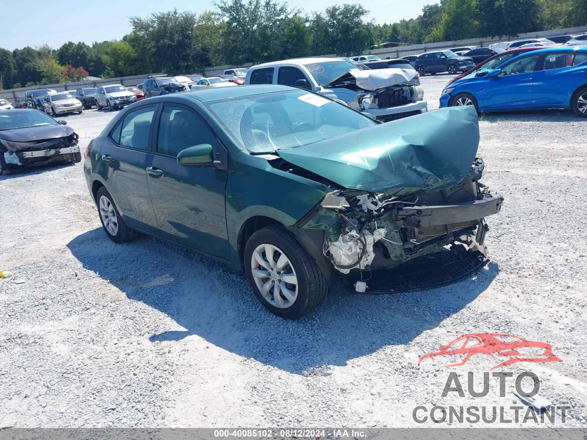 TOYOTA COROLLA 2016 - 2T1BURHE6GC564687