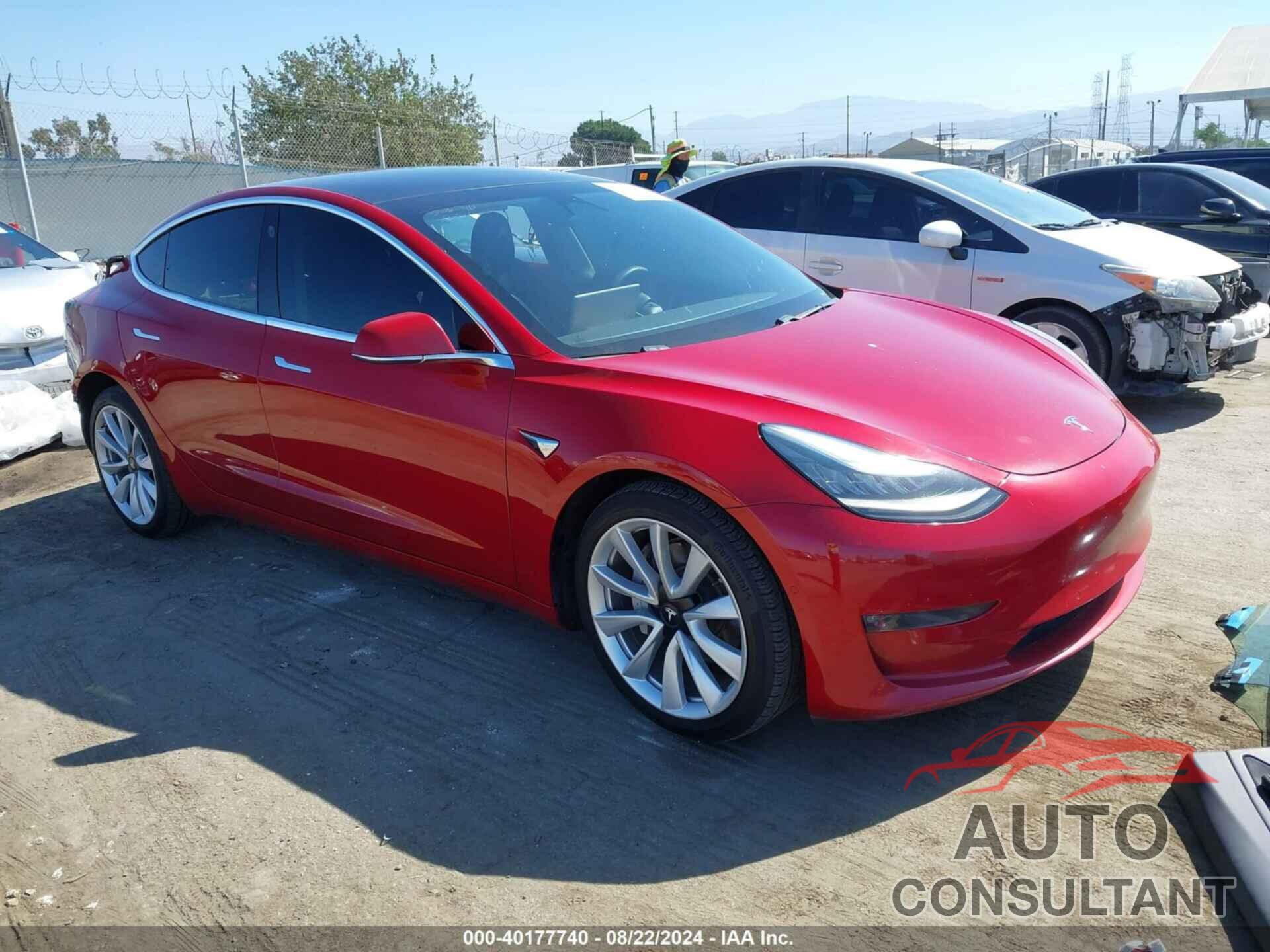 TESLA MODEL 3 2019 - 5YJ3E1EB8KF406594