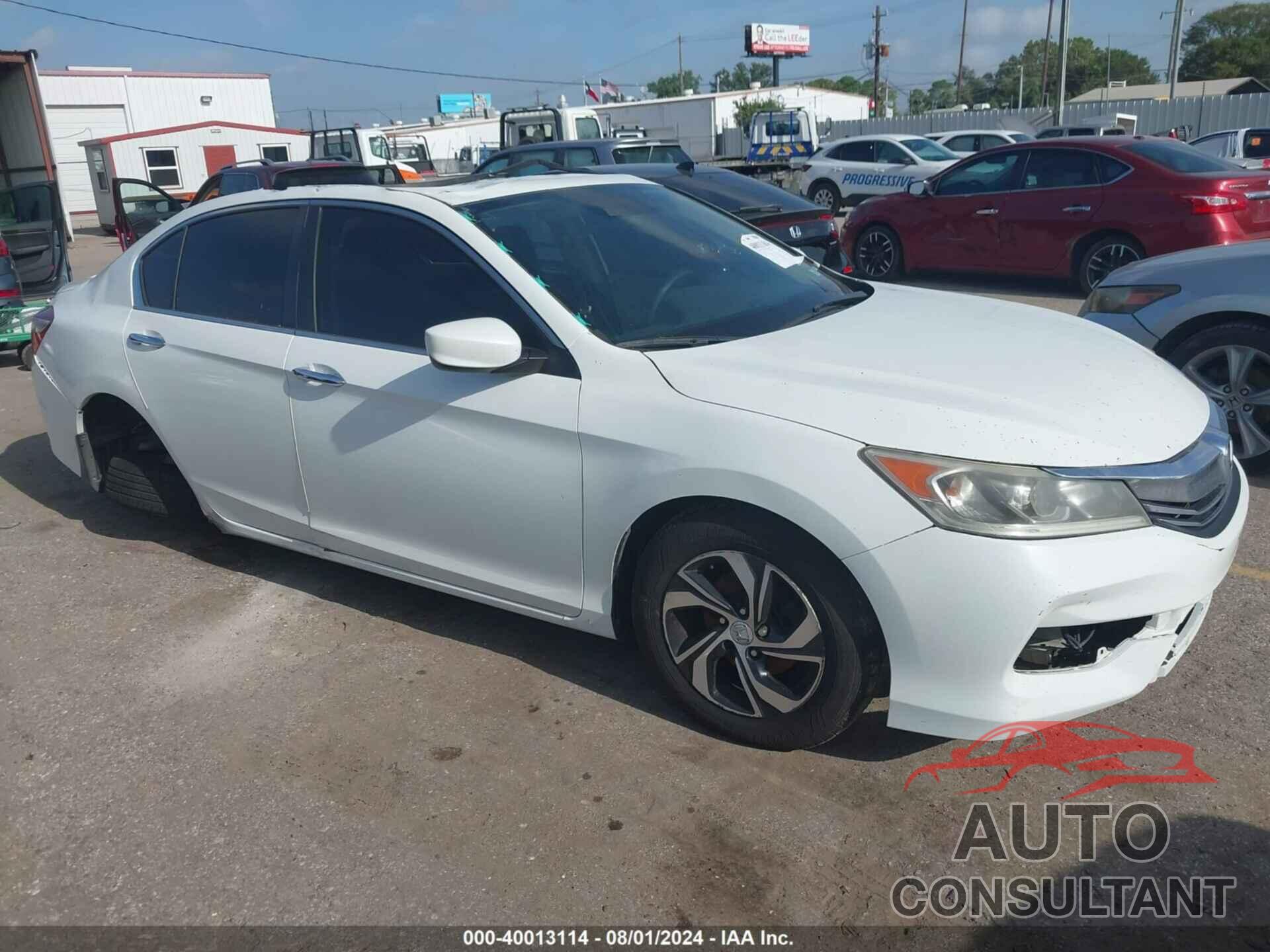 HONDA ACCORD SEDAN 2016 - 1HGCR2F40GA008579