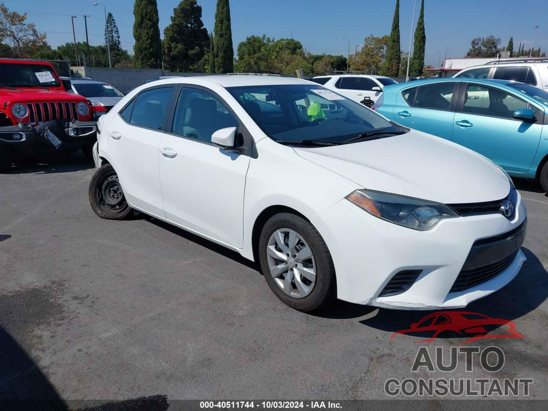 TOYOTA COROLLA 2016 - 5YFBURHE7GP513831