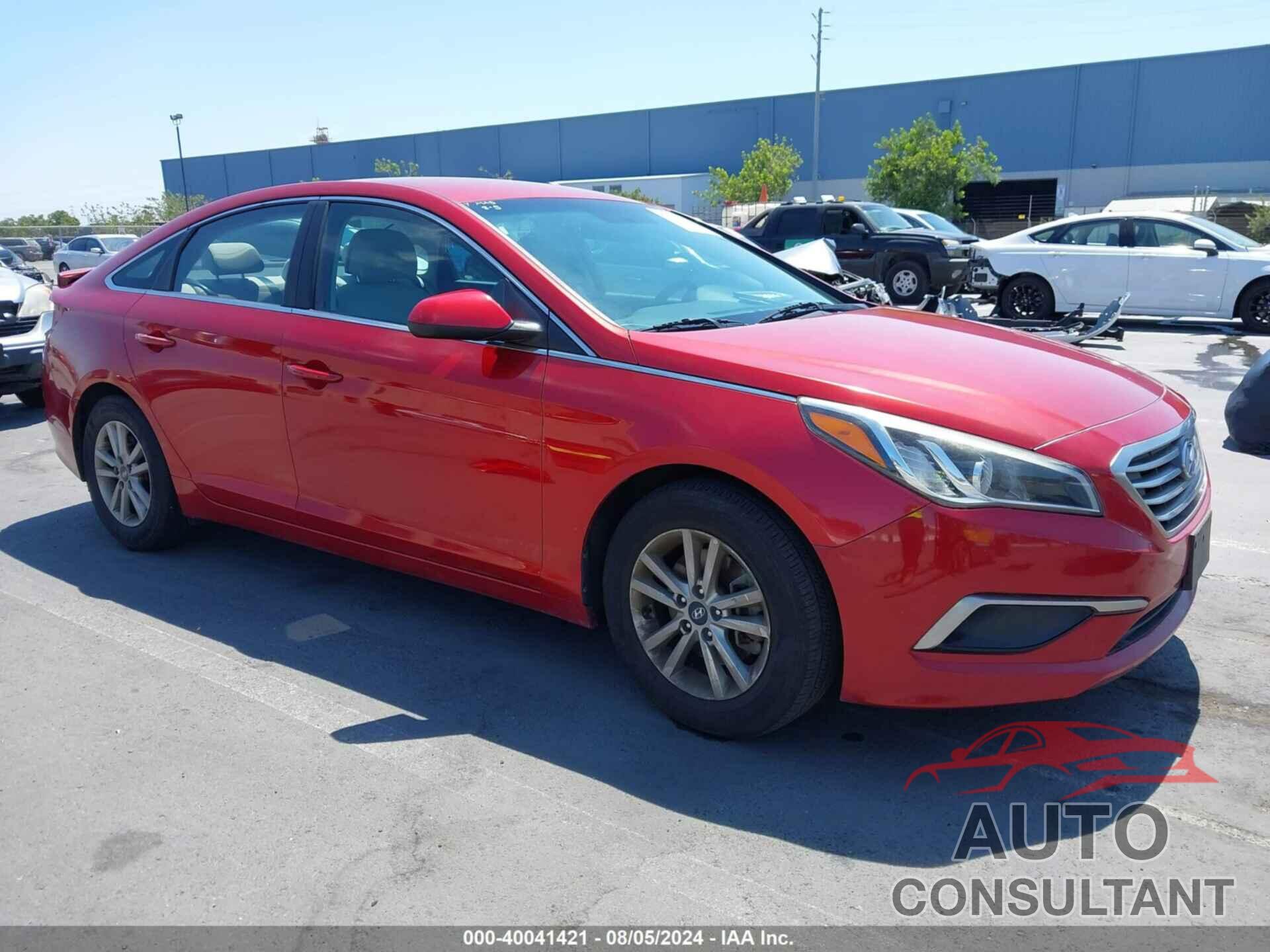 HYUNDAI SONATA 2017 - 5NPE24AFXHH473087