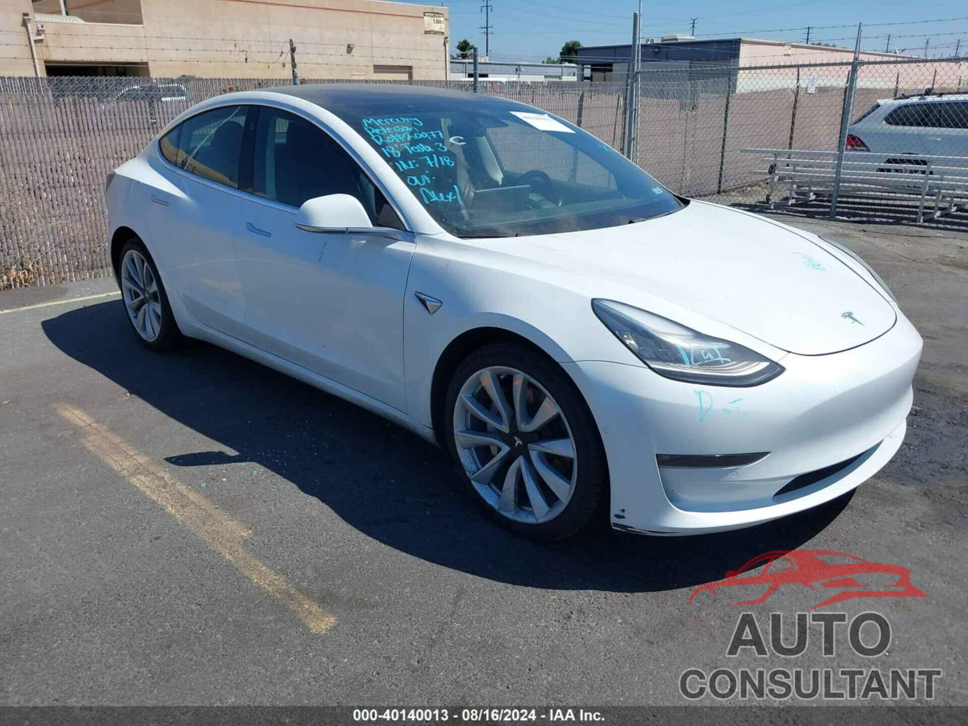 TESLA MODEL 3 2018 - 5YJ3E1EB6JF067719