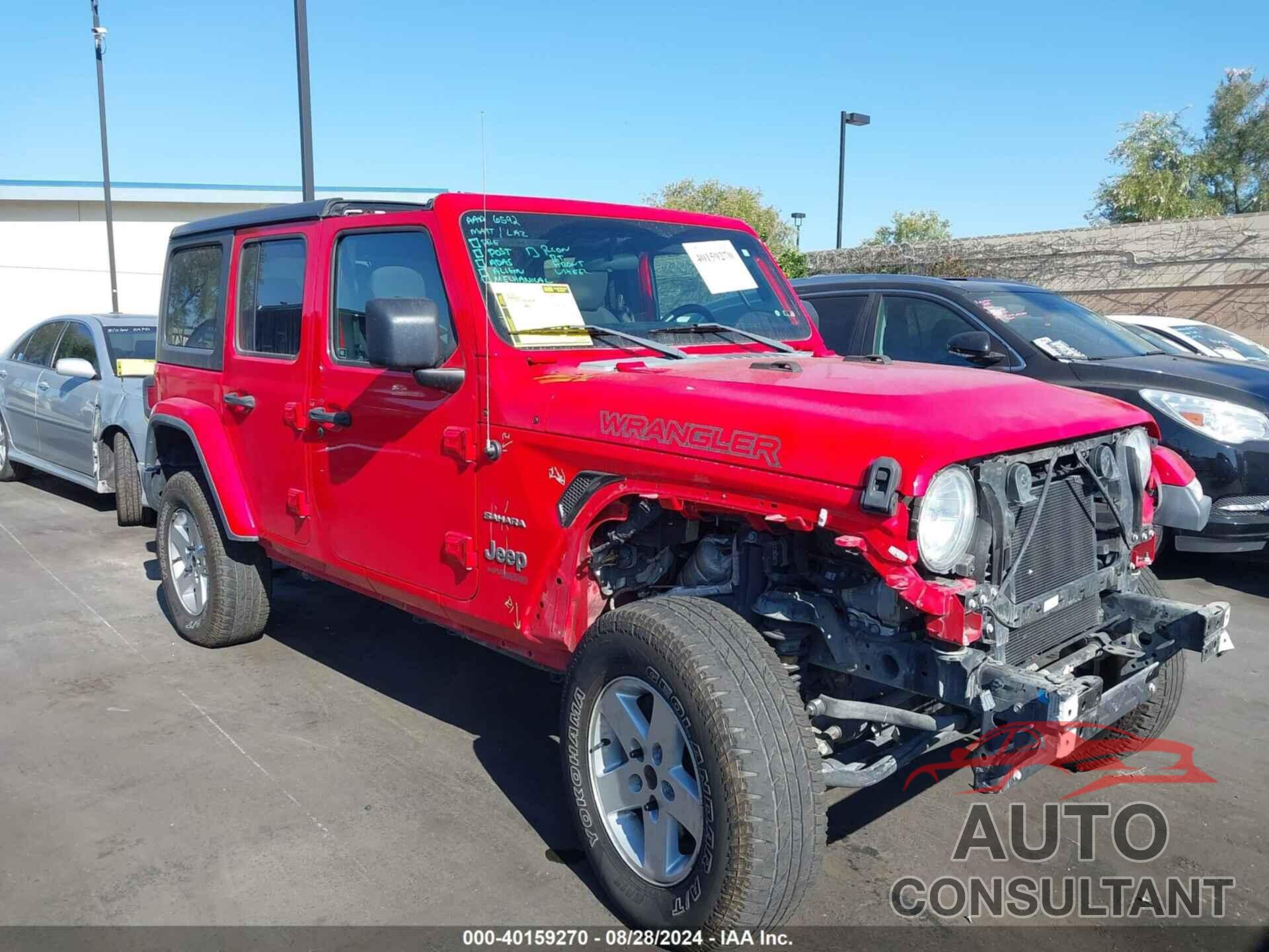 JEEP WRANGLER UNLIMITED 2018 - 1C4HJXEG6JW207134