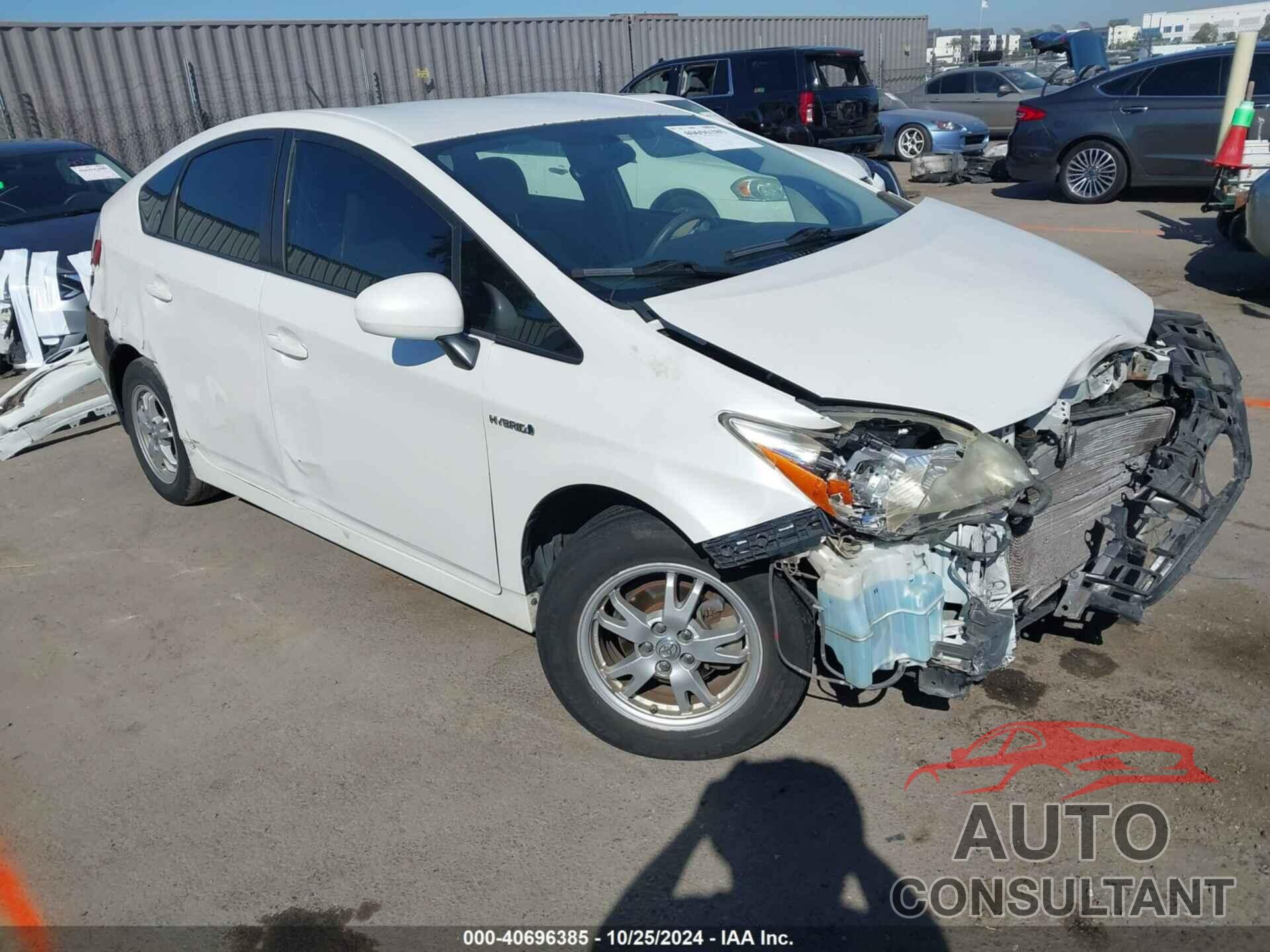 TOYOTA PRIUS 2011 - JTDKN3DU3B0270254