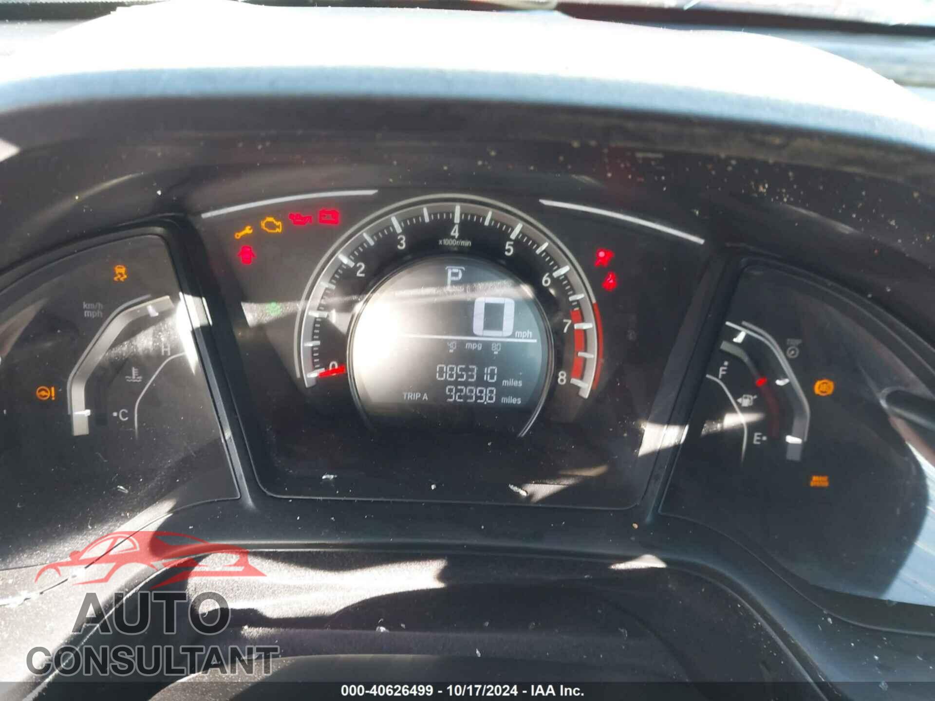 HONDA CIVIC 2017 - 19XFC2F51HE225658