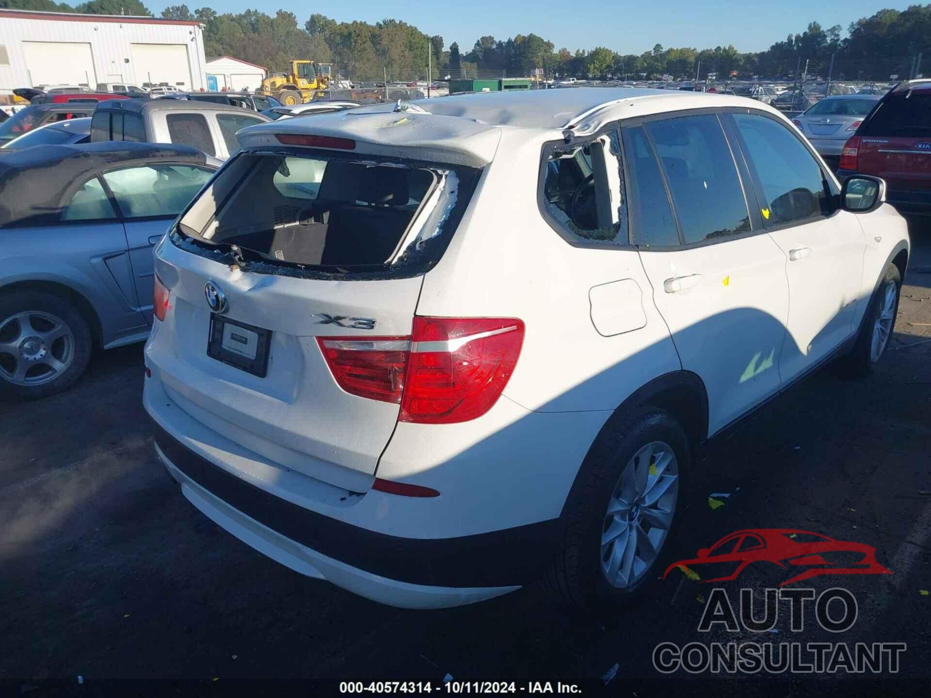 BMW X3 2014 - 5UXWX9C52E0D27610