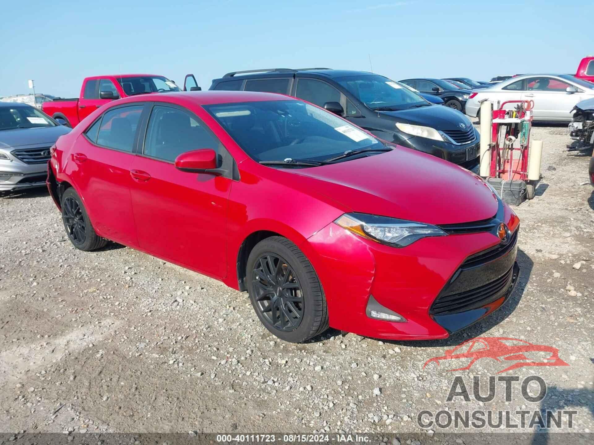TOYOTA COROLLA 2019 - 2T1BURHE1KC147258