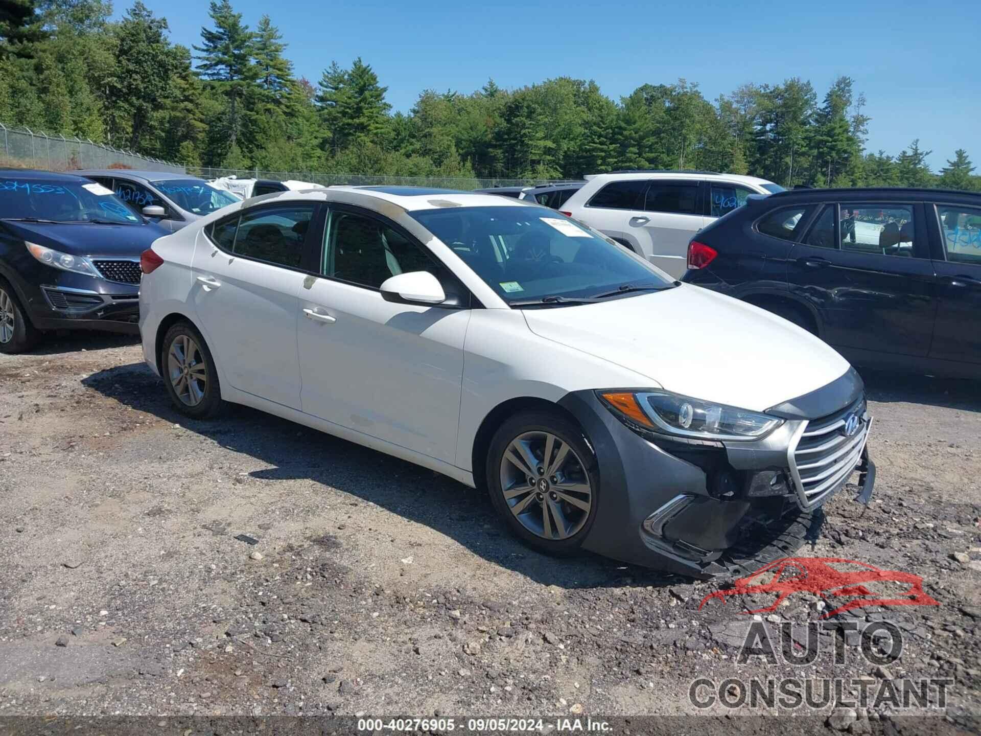 HYUNDAI ELANTRA 2017 - 5NPD84LF4HH138379