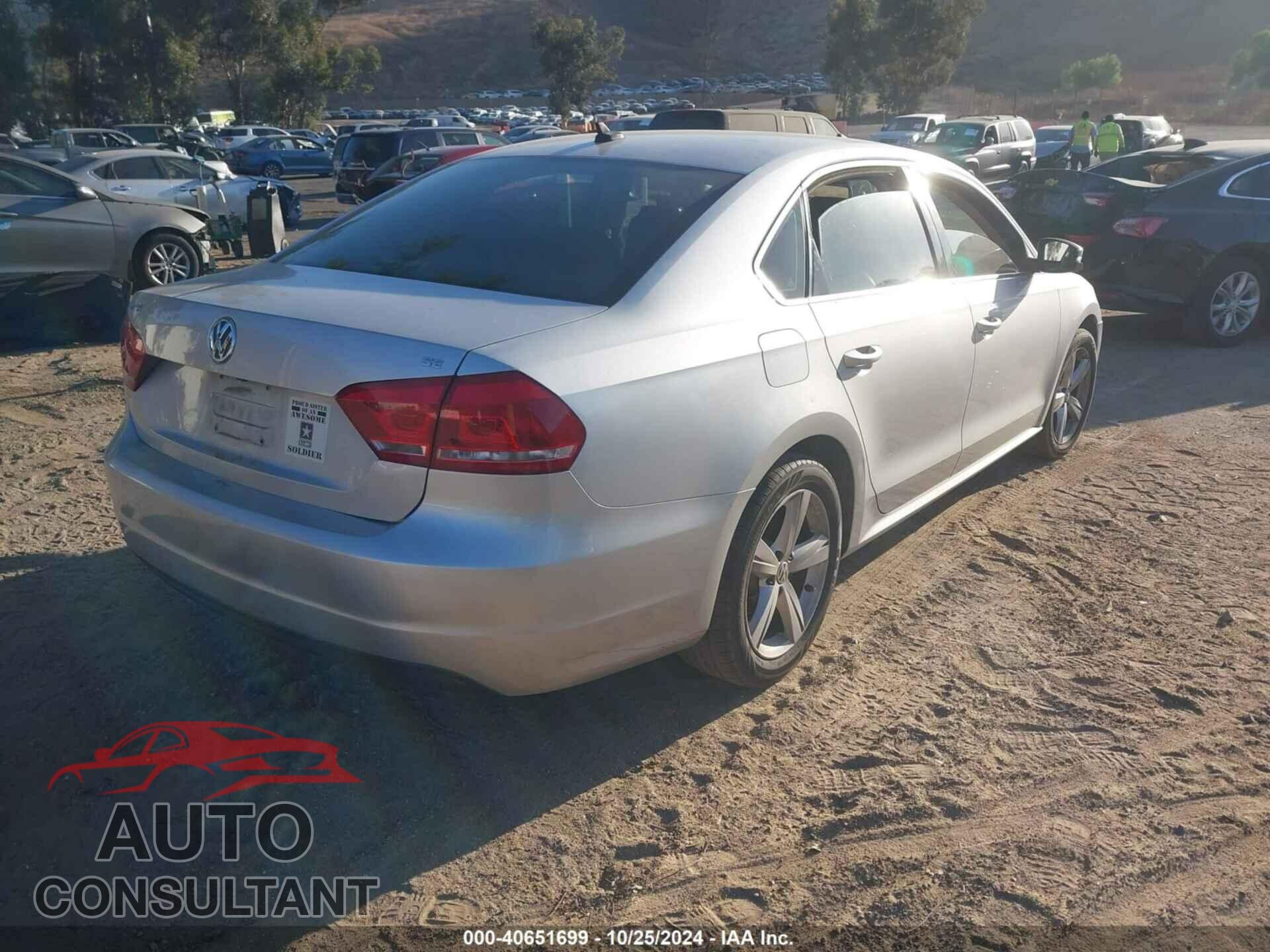 VOLKSWAGEN PASSAT 2014 - 1VWBP7A36EC002845