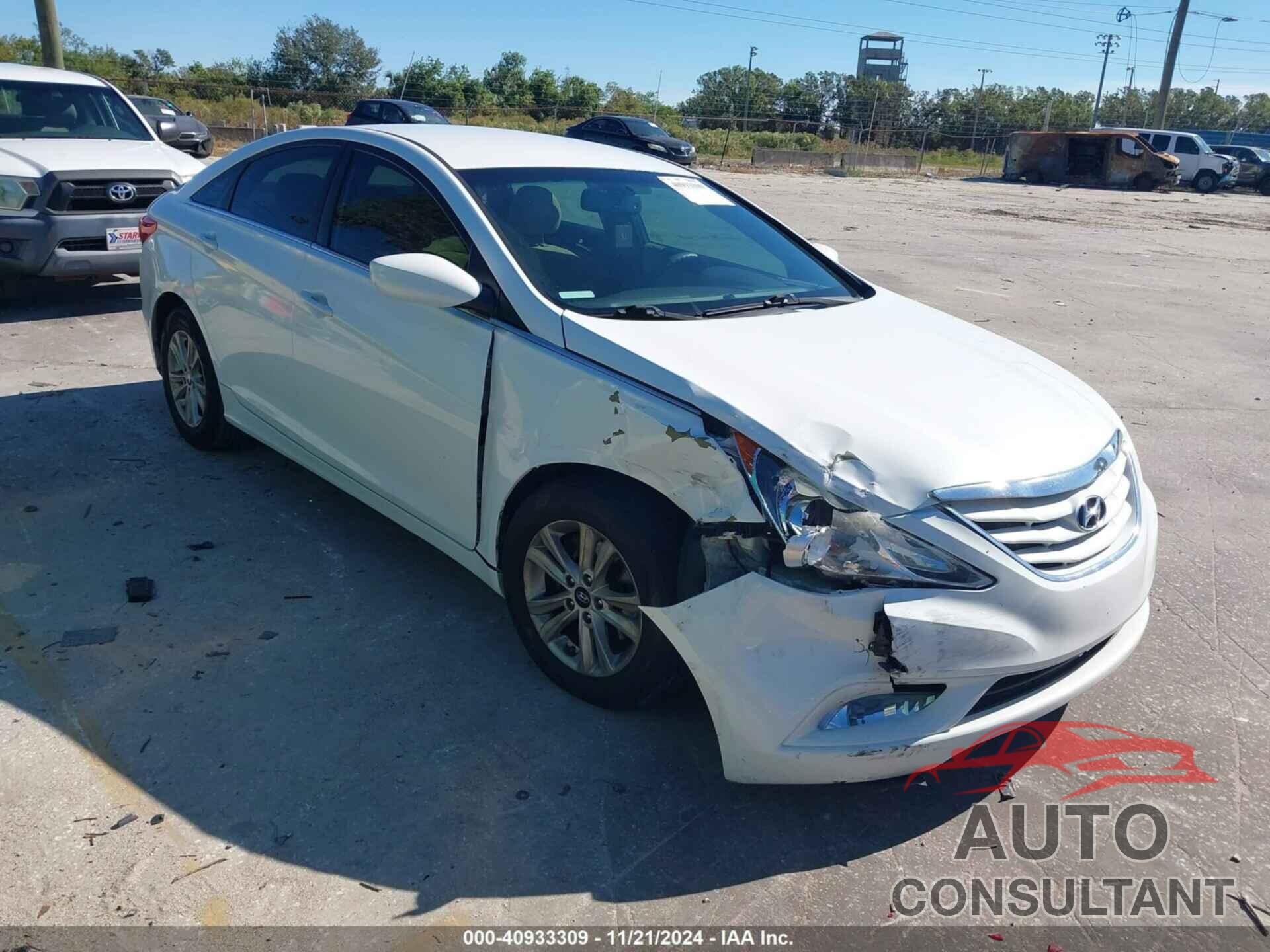 HYUNDAI SONATA 2013 - 5NPEB4AC3DH752140