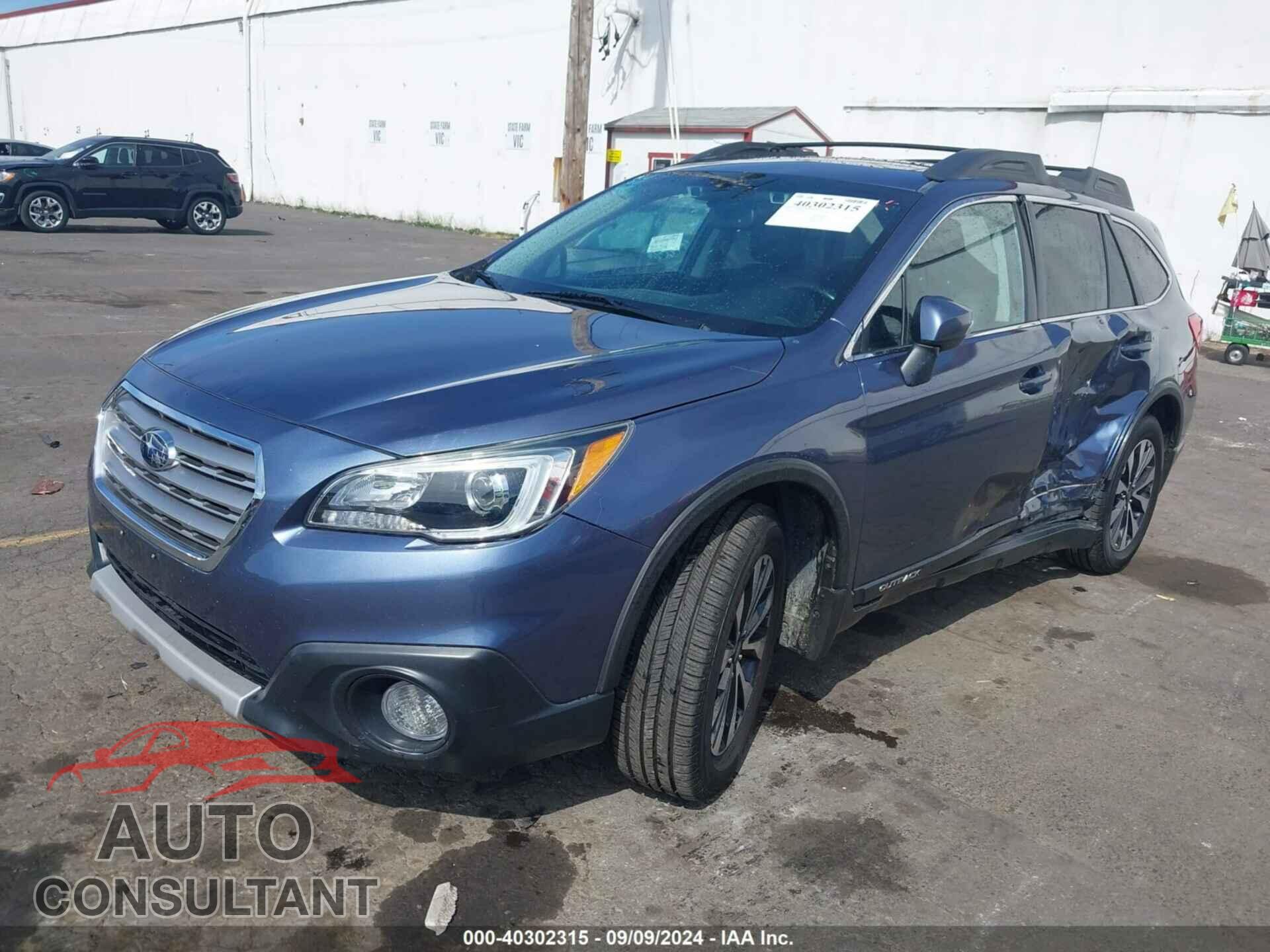 SUBARU OUTBACK 2016 - 4S4BSANC9G3303701