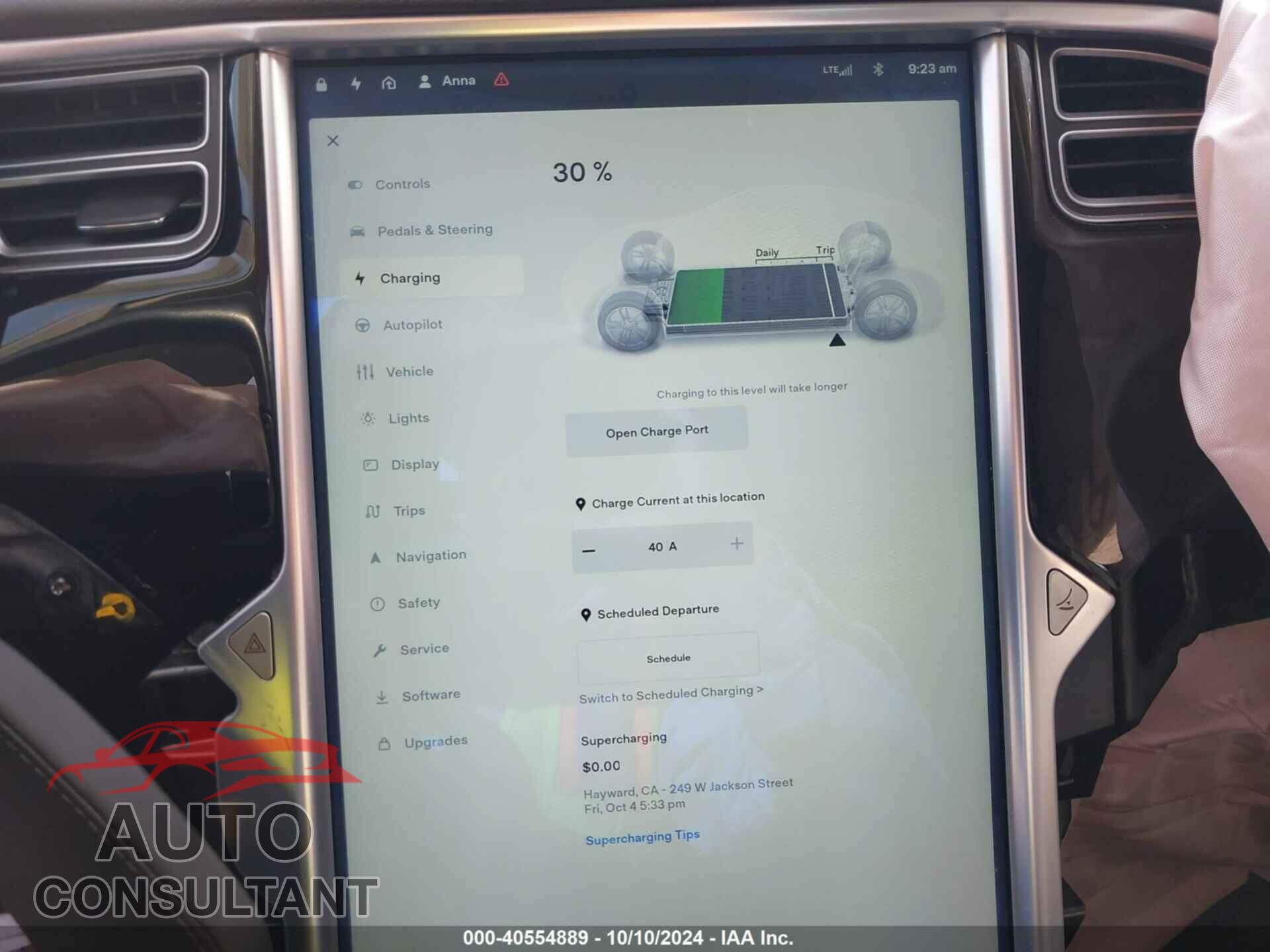 TESLA MODEL S 2015 - 5YJSA1S28FF095010
