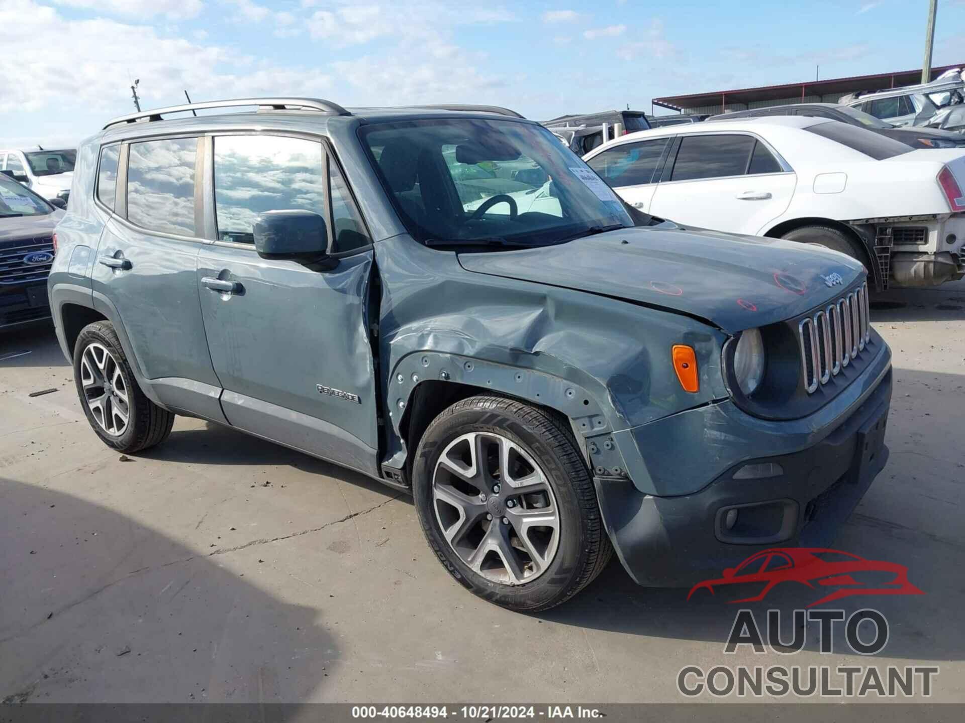 JEEP RENEGADE 2017 - ZACCJABB7HPF53894