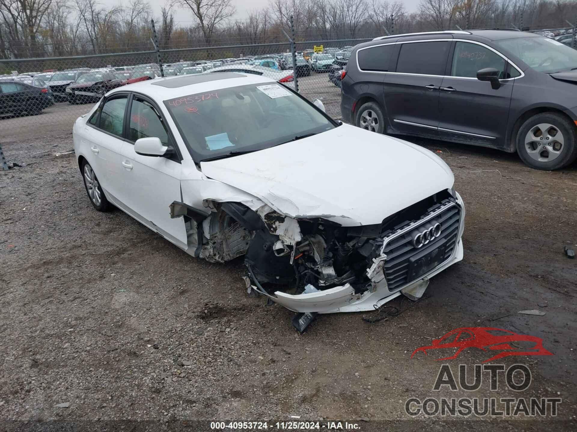 AUDI A4 2013 - WAUAFAFL8DA175667