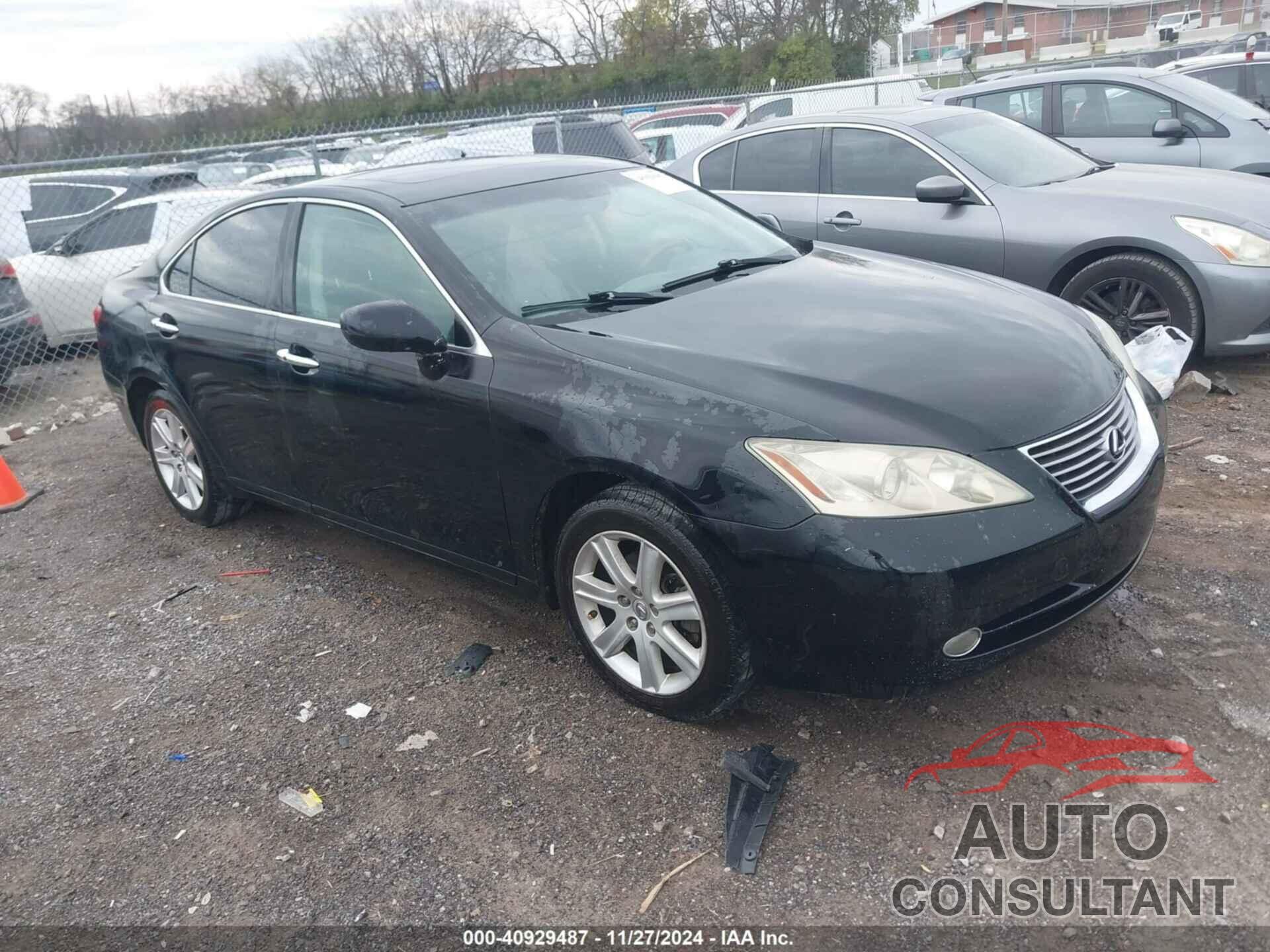 LEXUS ES 350 2009 - JTHBJ46G292341160