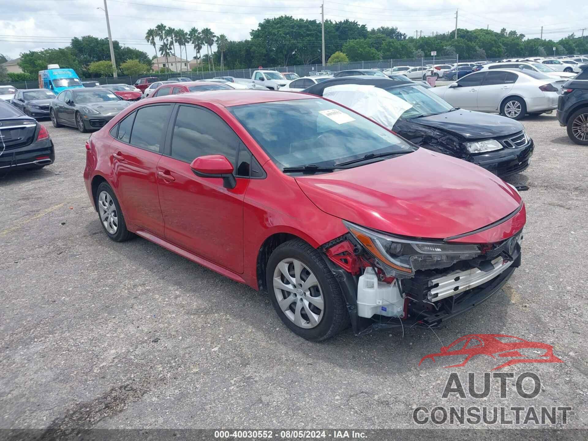 TOYOTA COROLLA 2020 - JTDEPRAE6LJ092164
