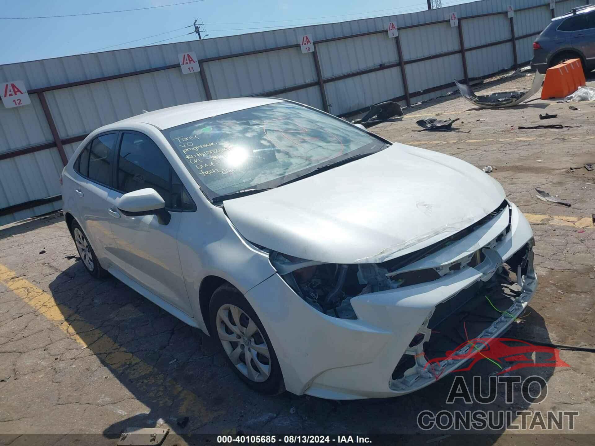 TOYOTA COROLLA 2020 - JTDEPRAE5LJ063383