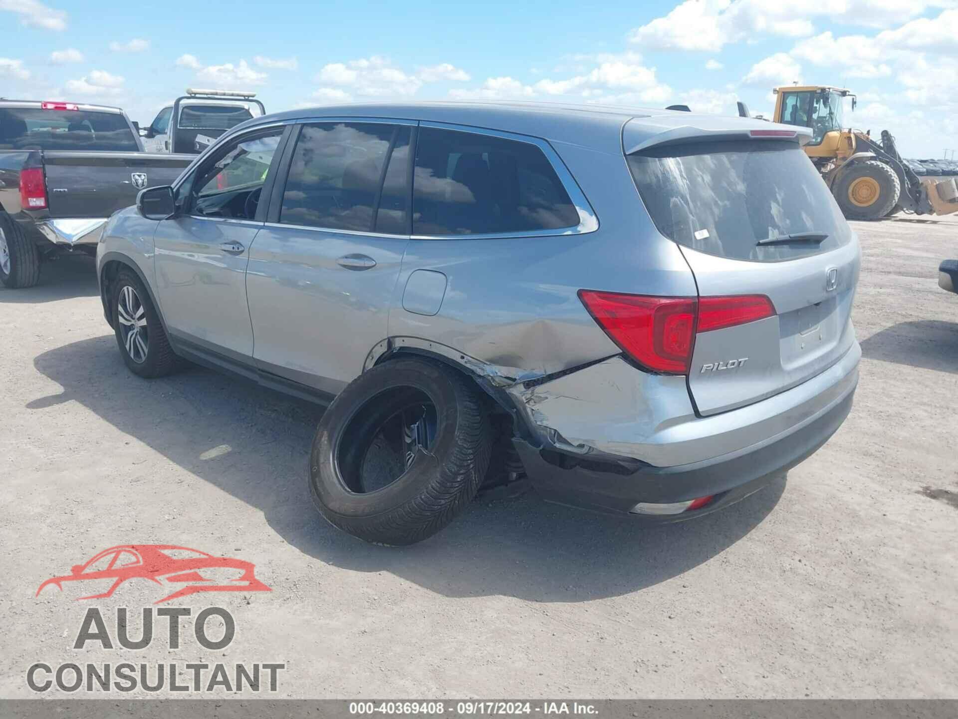 HONDA PILOT 2017 - 5FNYF5H56HB041664