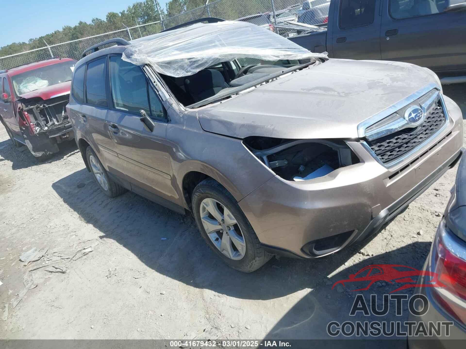 SUBARU FORESTER 2015 - JF2SJADC8FH577337