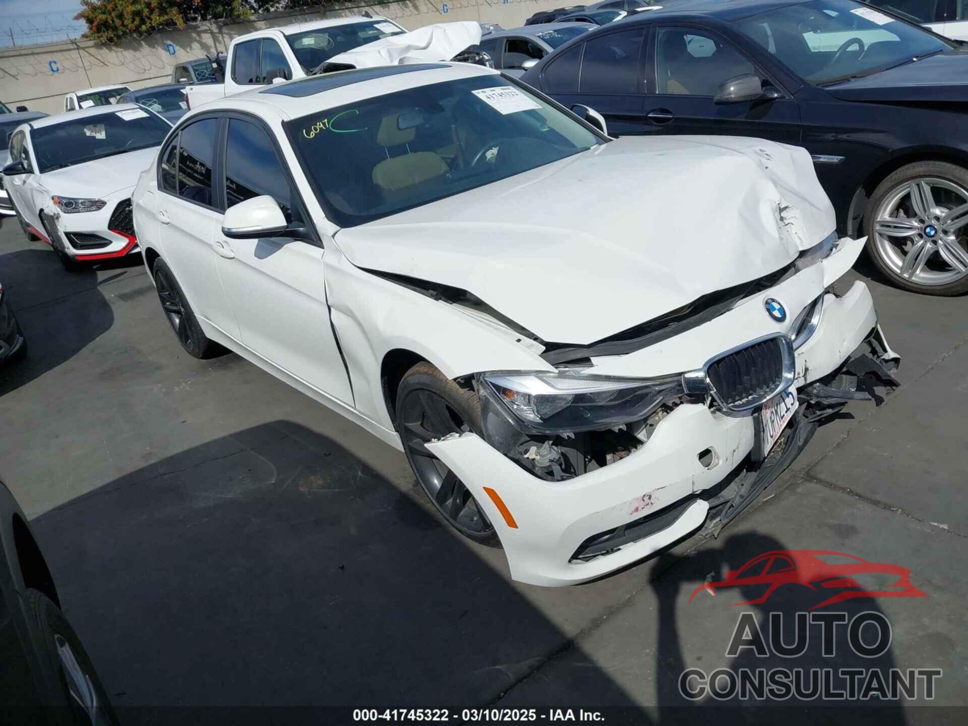 BMW 320I 2016 - WBA8E1G55GNU11559