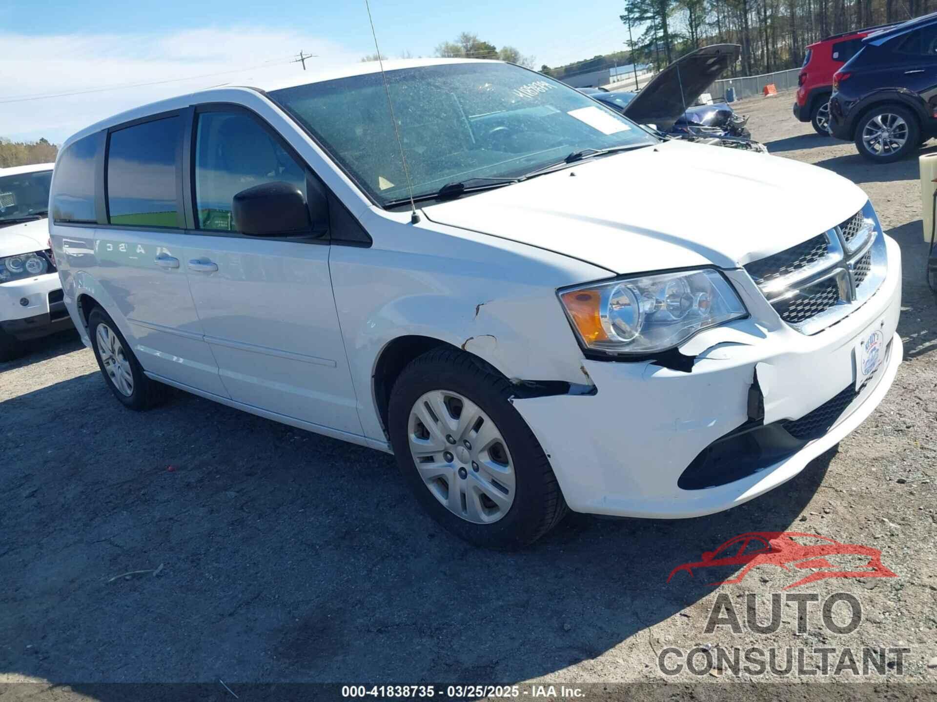 DODGE GRAND CARAVAN 2016 - 2C4RDGBG2GR114564