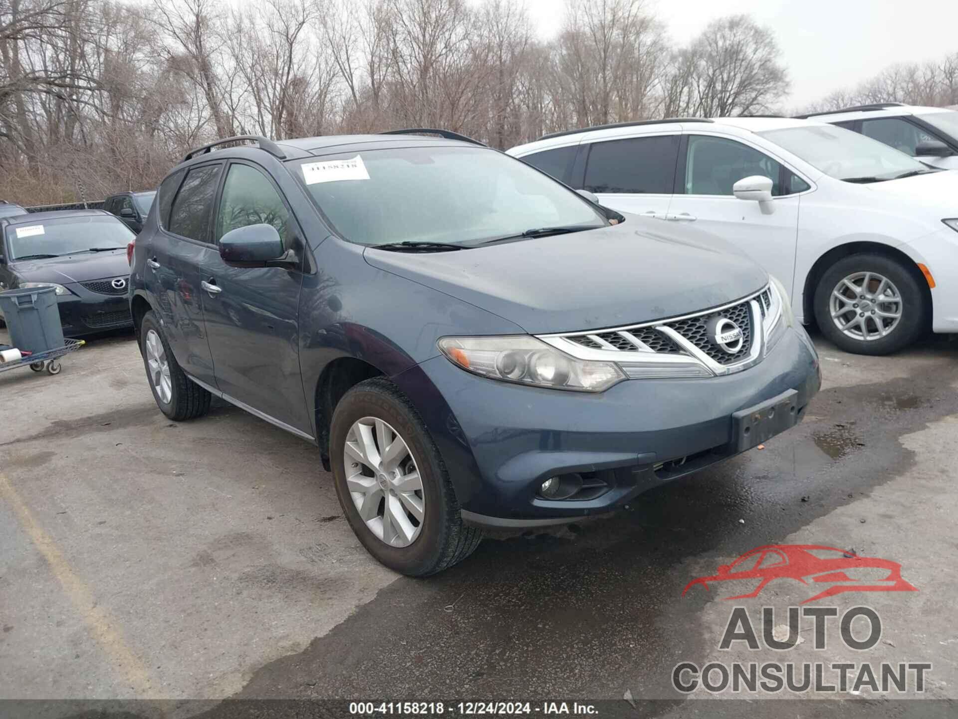 NISSAN MURANO 2011 - JN8AZ1MW9BW178749