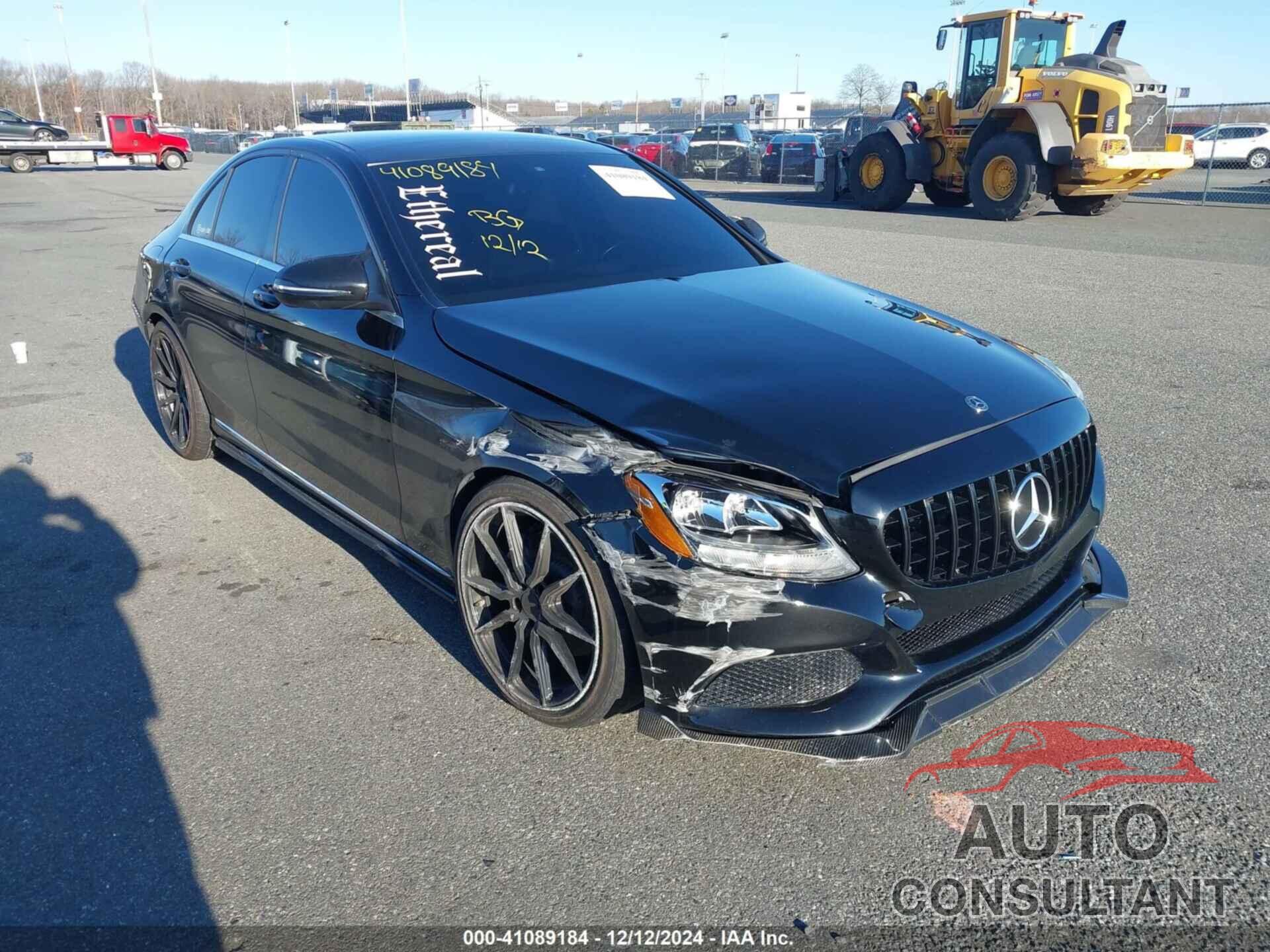 MERCEDES-BENZ C 300 2018 - WDDWF4KBXJR314935