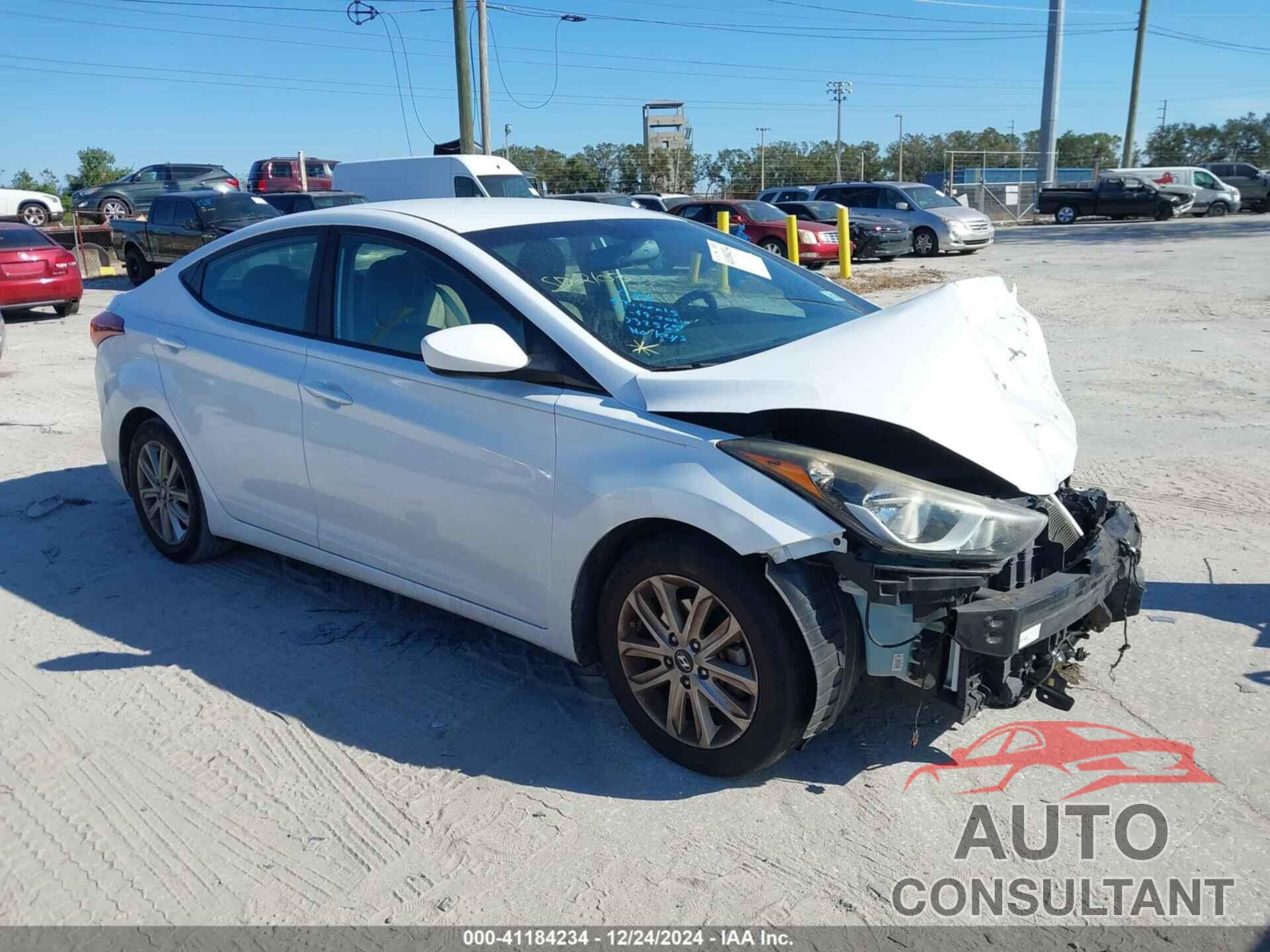 HYUNDAI ELANTRA 2016 - 5NPDH4AE9GH751803