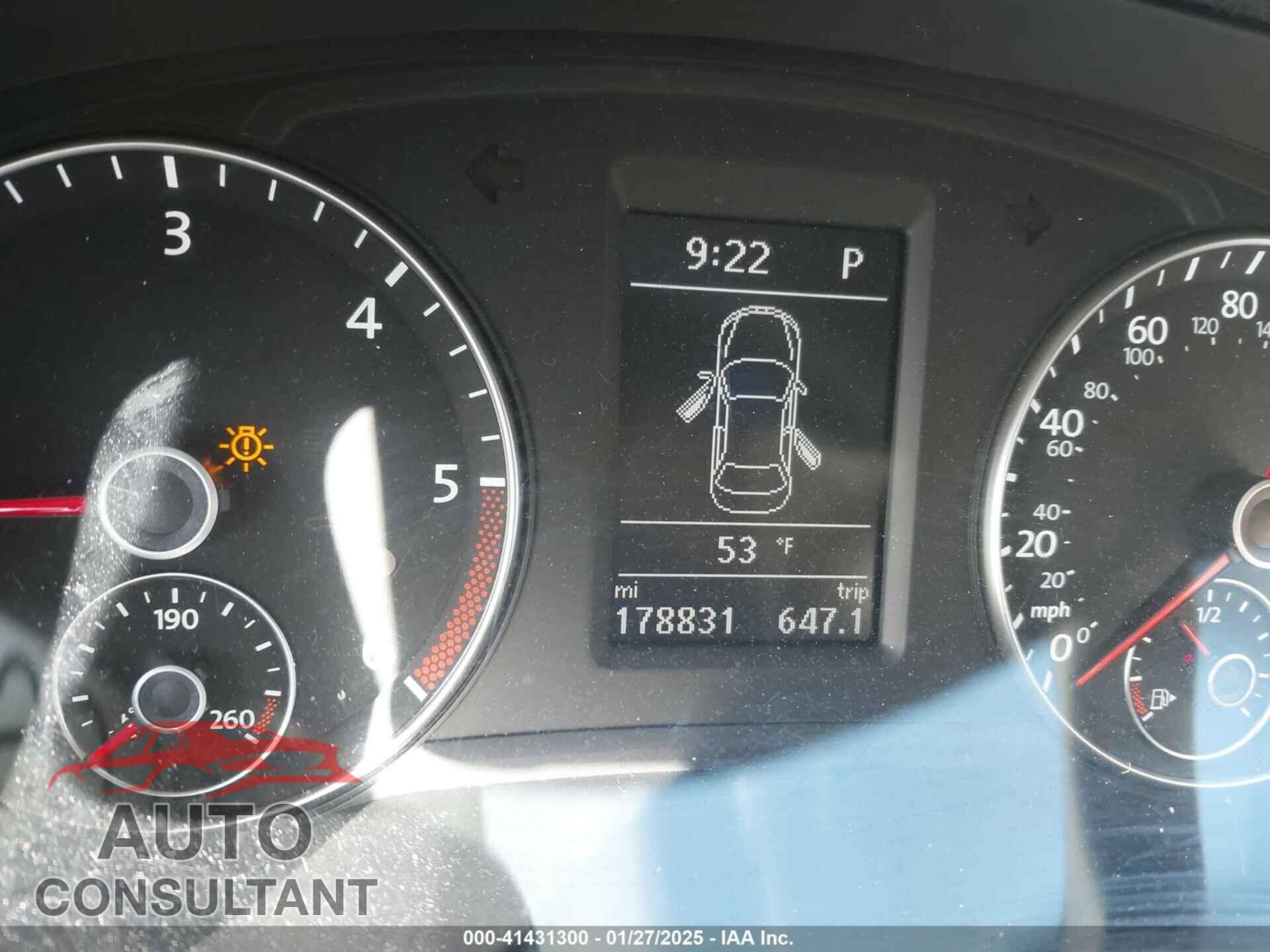 VOLKSWAGEN PASSAT 2014 - 1VWBN7A39EC006877