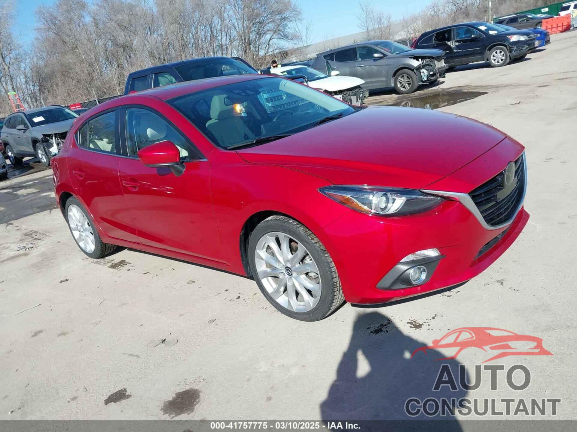 MAZDA MAZDA3 2014 - JM1BM1M39E1208810