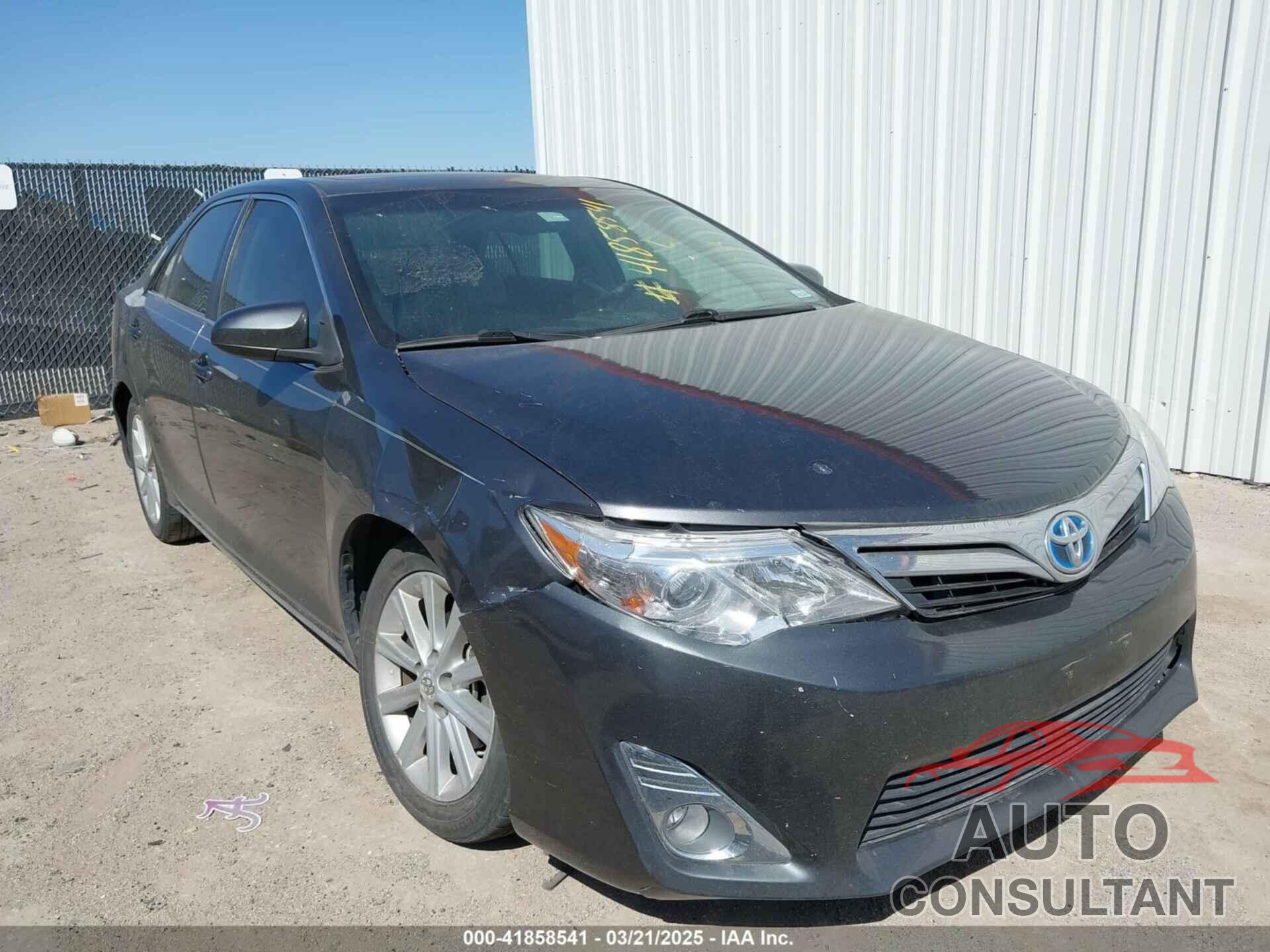 TOYOTA CAMRY HYBRID 2012 - 4T1BD1FK6CU031287