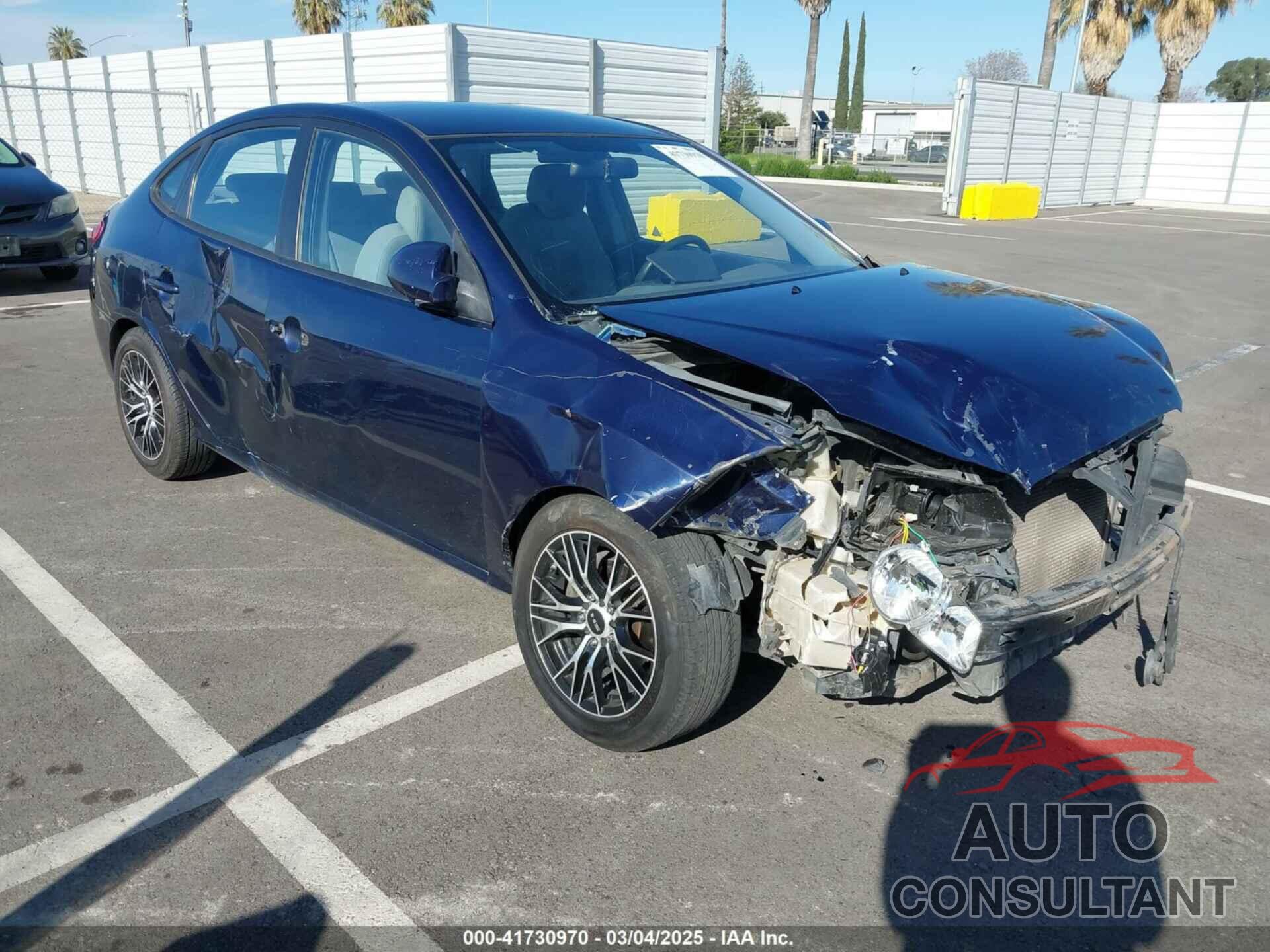 HYUNDAI ELANTRA 2009 - KMHDU46D99U604980