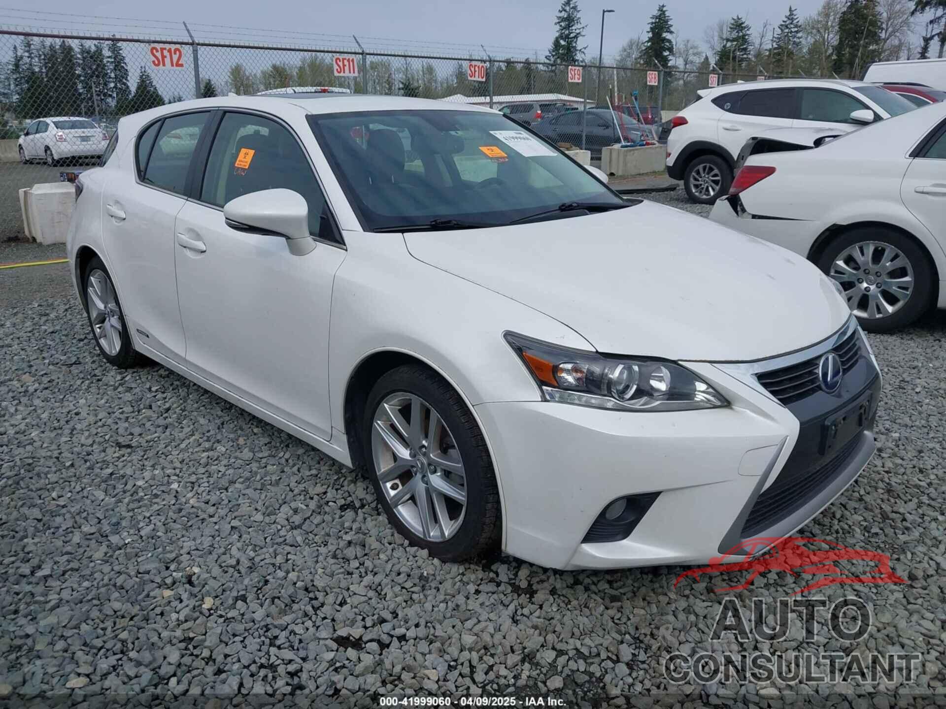 LEXUS CT 200H 2015 - JTHKD5BH9F2249812