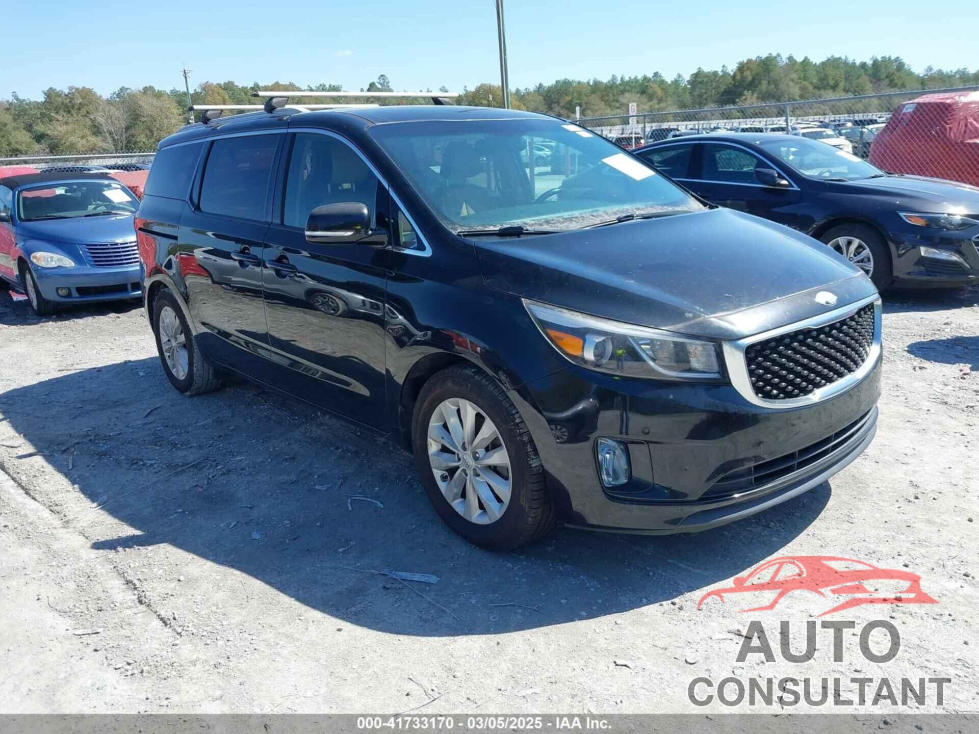 KIA SEDONA 2017 - KNDMC5C13H6263232
