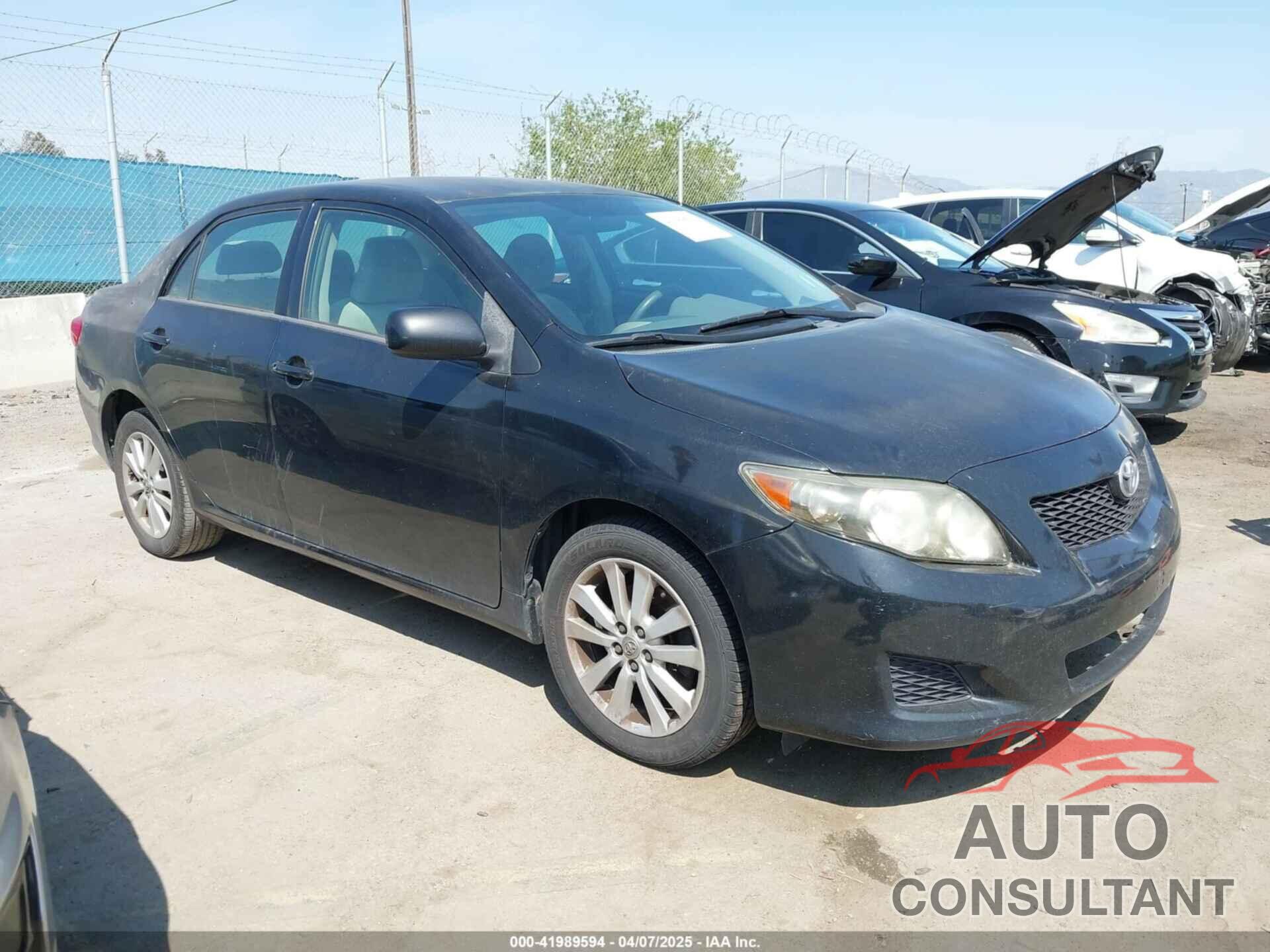 TOYOTA COROLLA 2009 - 1NXBU40E89Z056754